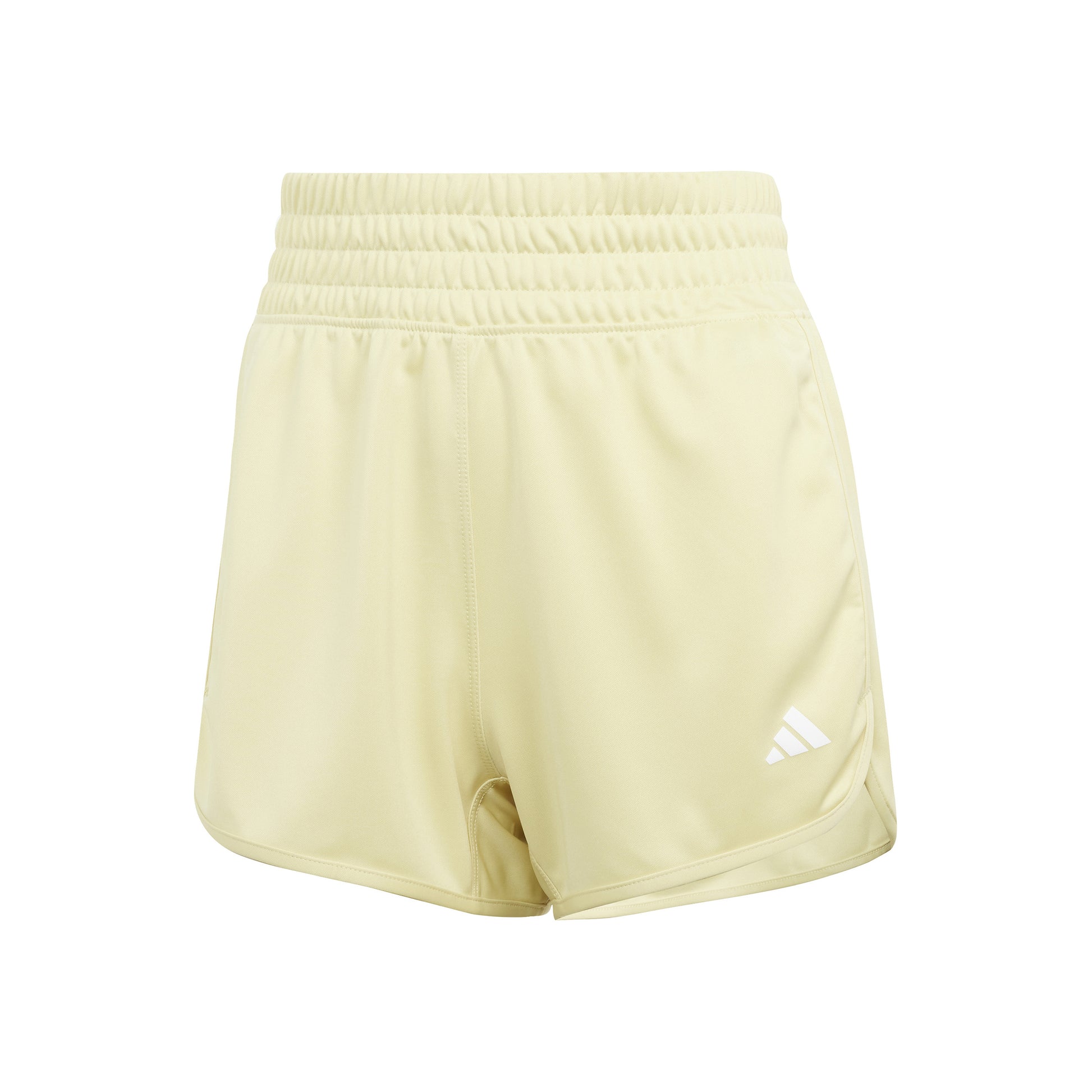 adidas Pacer Knit High 3in Shorts Women-Yellow