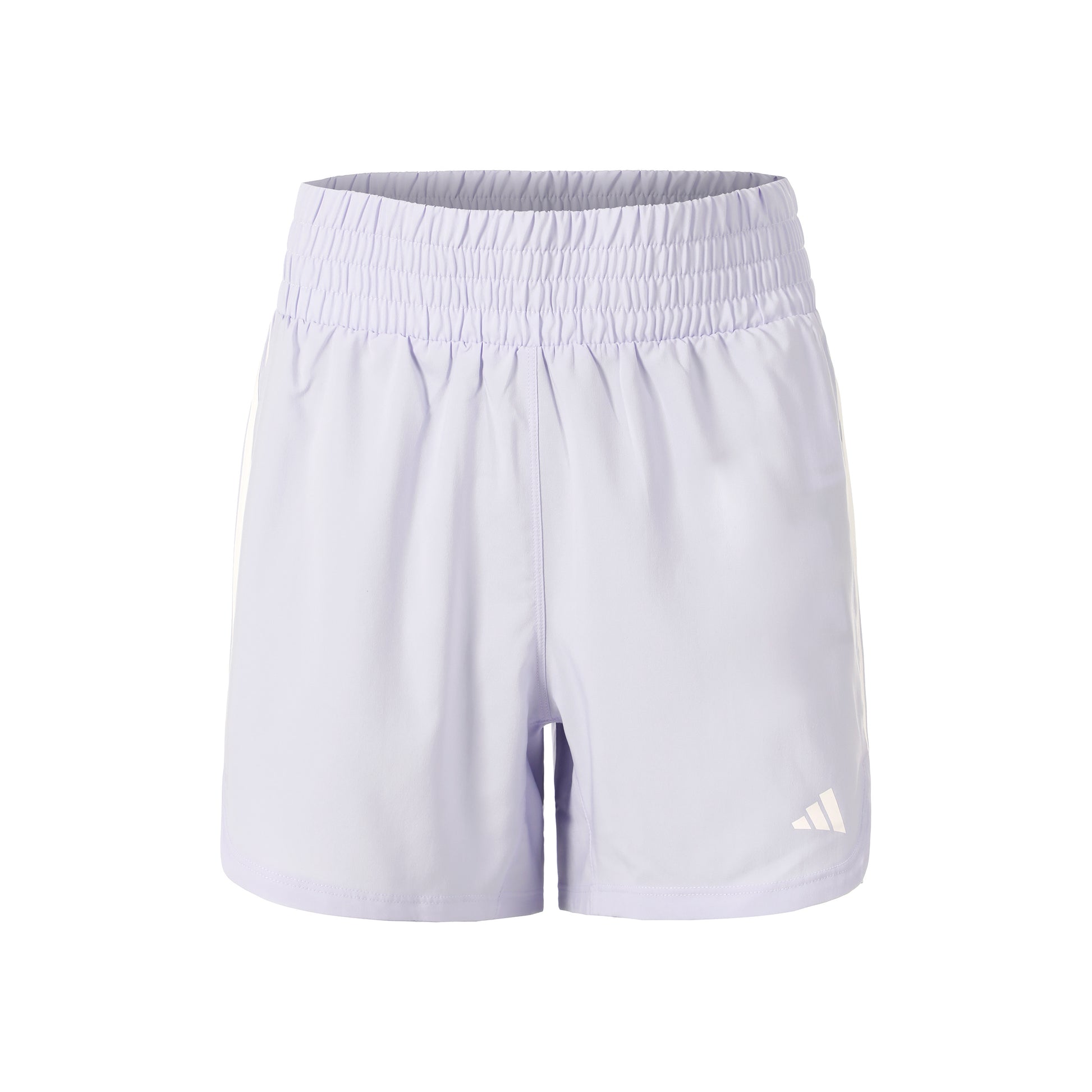 adidas Pacer Training 3 Stripes Woven High-Rise Shorts Women-Lilac