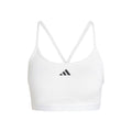 Aeroreact Training 3Stripes Sport-BH Damen - weiß