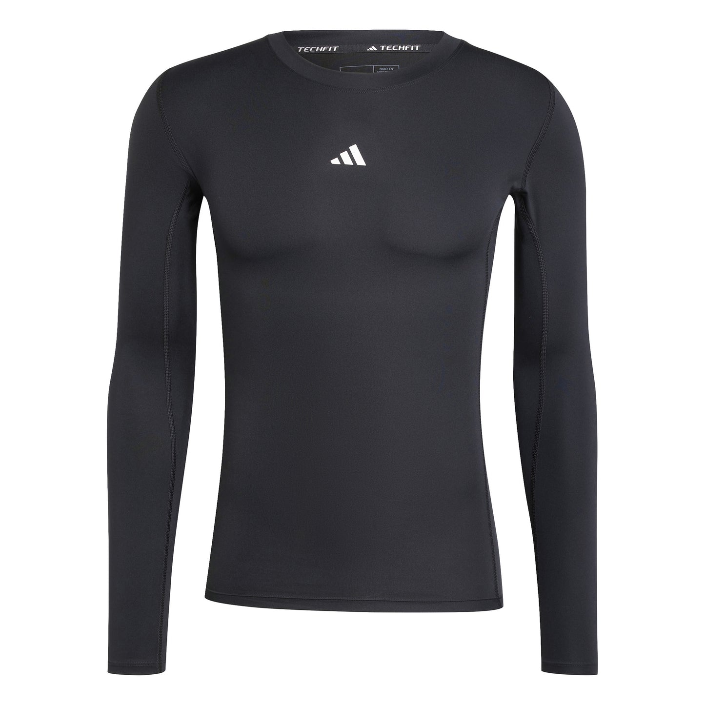adidas TechFit Longsleeve Herren-Schwarz