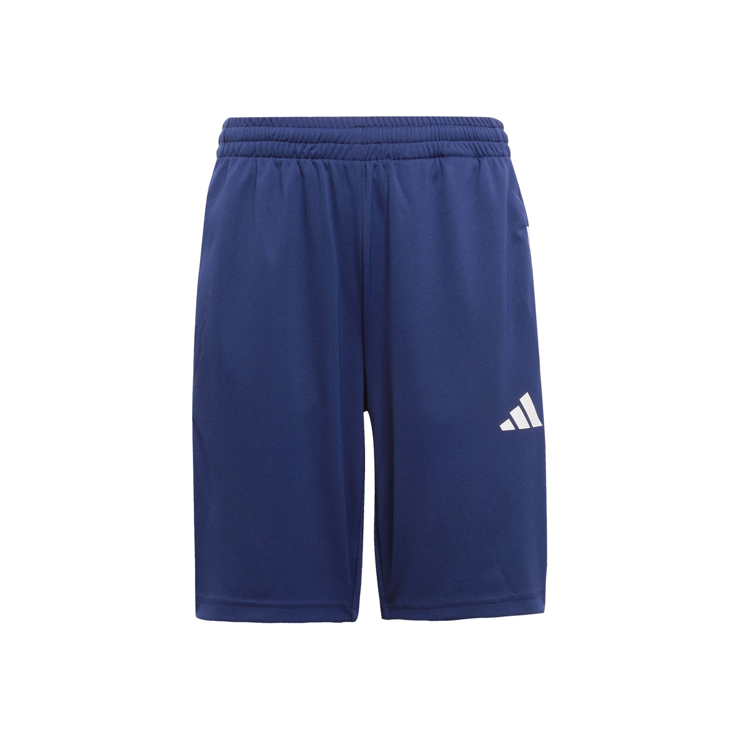 adidas Training Essentials 3 Stripes 8in Shorts Kids-Dark Blue,White