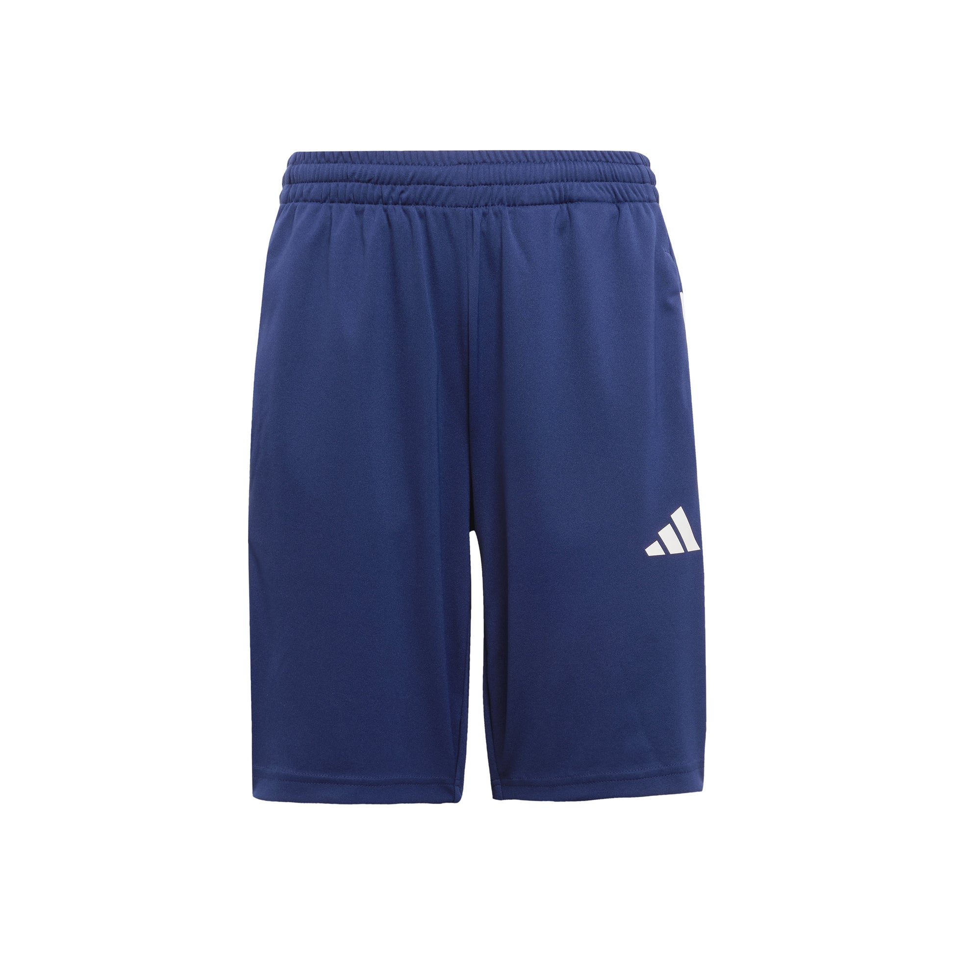 adidas Training Essentials 3 Stripes 8in Shorts Kids-Dark Blue,White