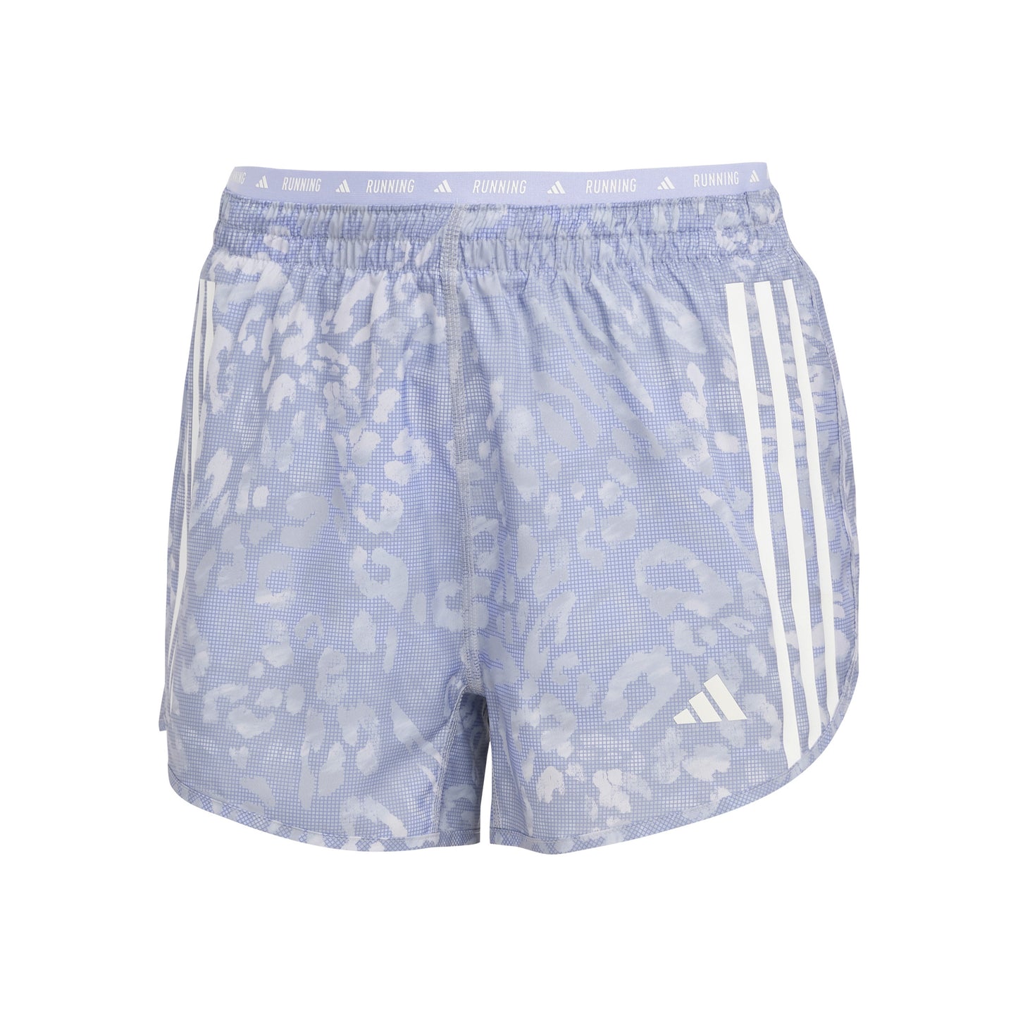 adidas Own The Run AOP 3in Laufshorts Damen-Flieder,Weiß