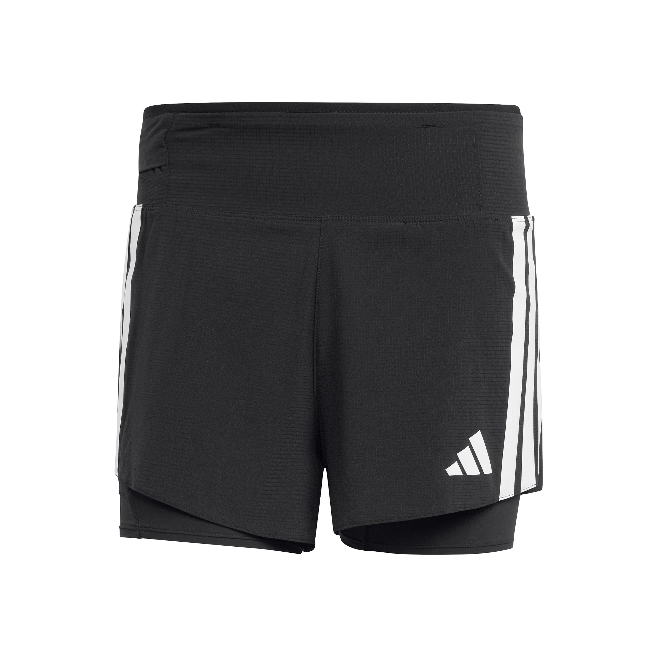 adidas Adizero 2in1 Laufshorts Herren-Schwarz,Weiß