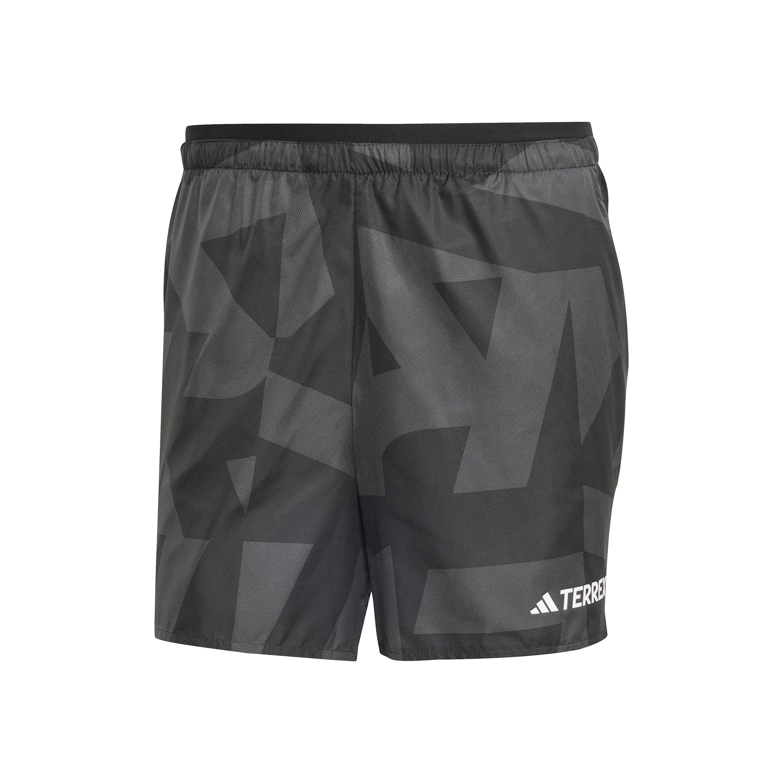 adidas Terrex MT Light 5in Running Shorts Men-Black,Grey