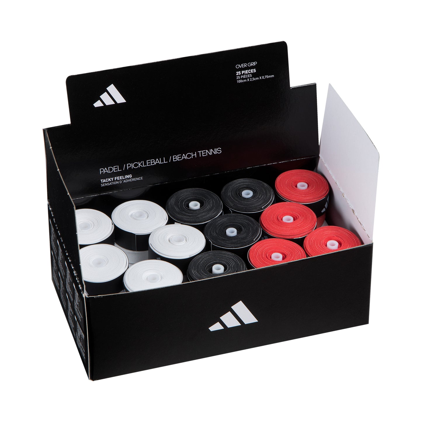 adidas Box of overgrip  Box of 25 Pcs - multicoloured