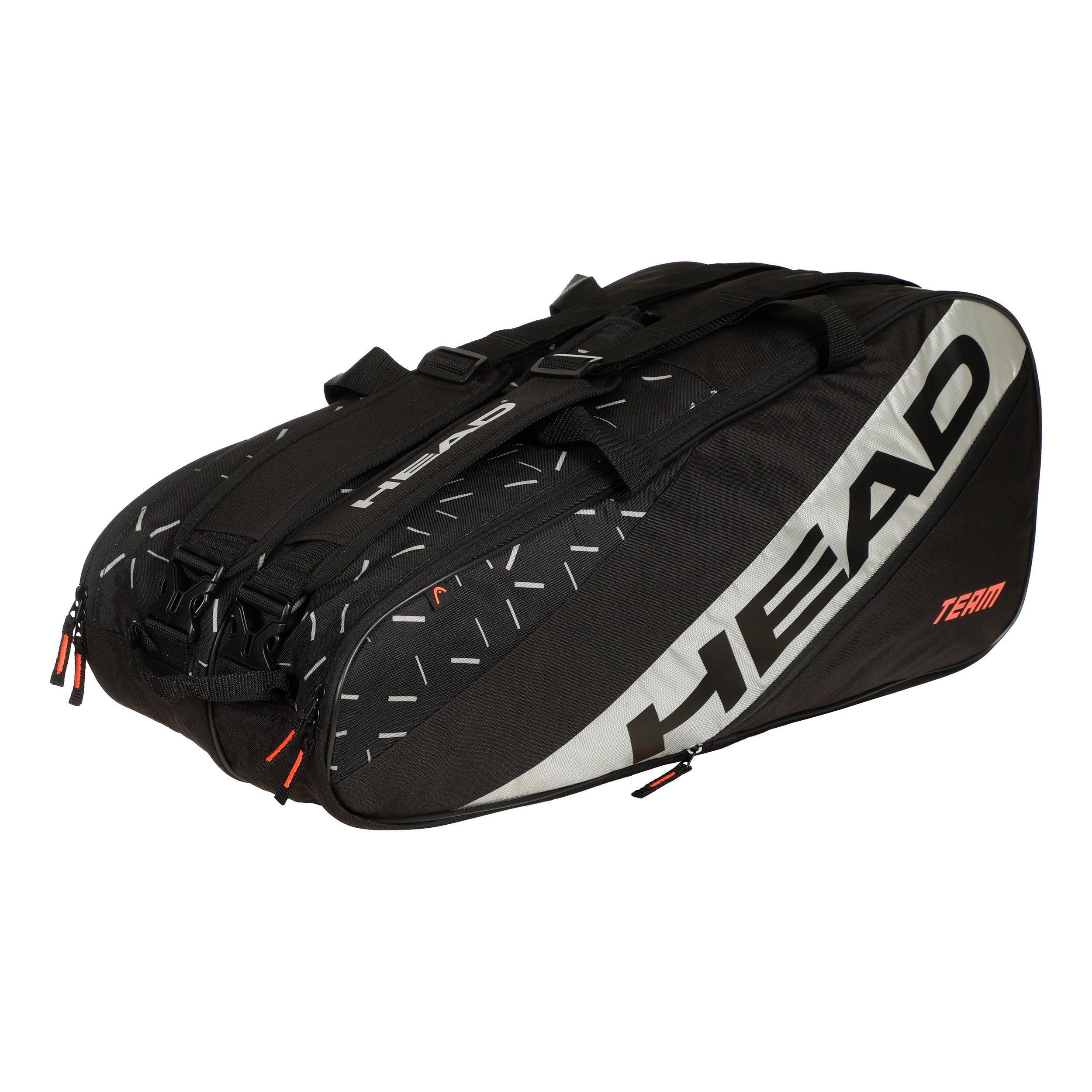 HEAD Team Racquet Bag L Racket Bag-Black,Grey
