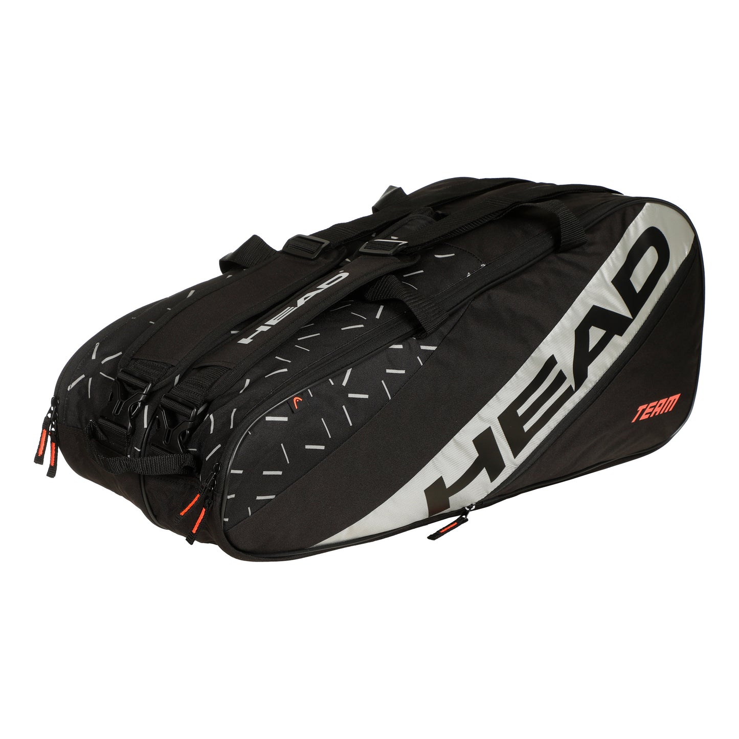 HEAD Team Racquet Bag L Racket Bag-Black,Grey