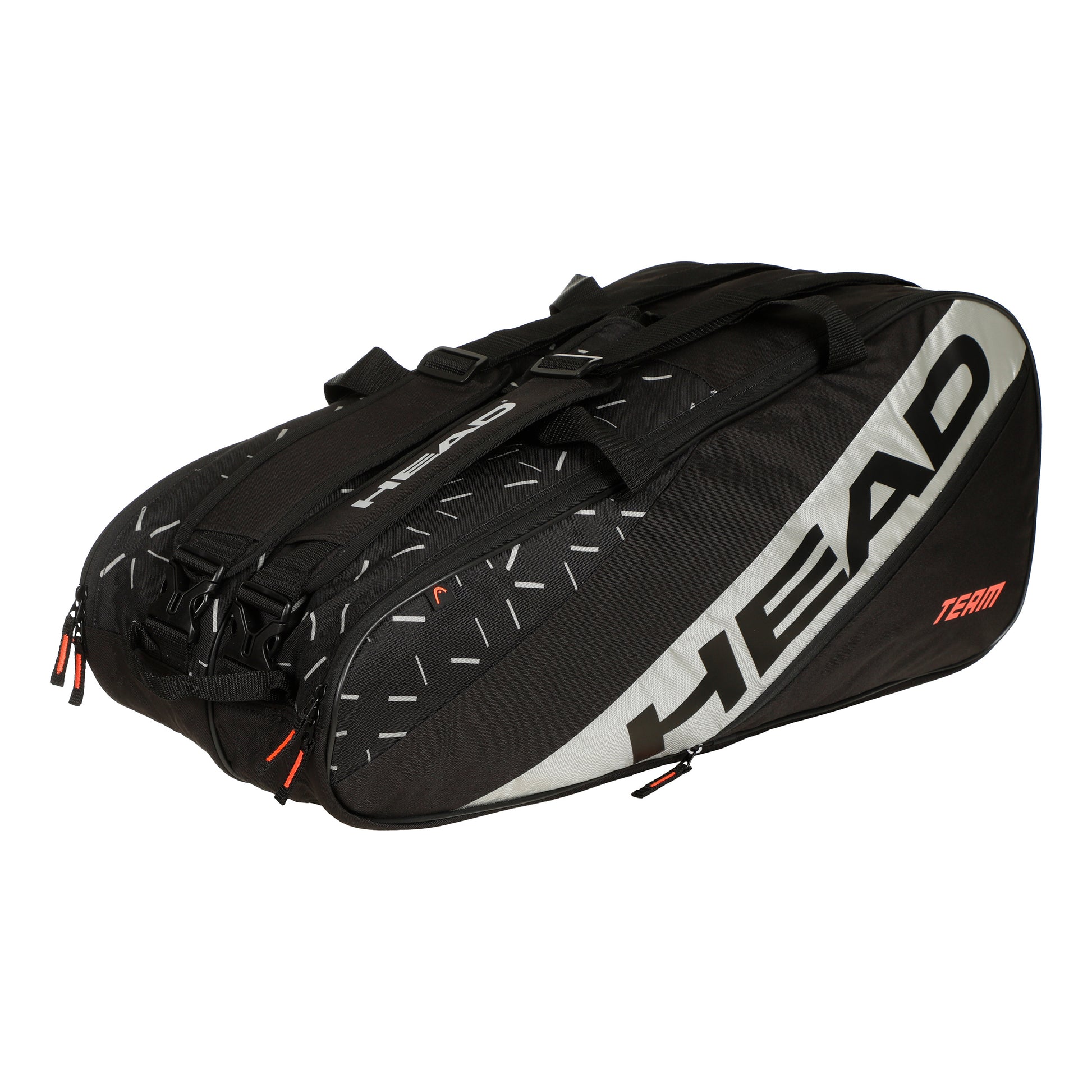 HEAD Team Racquet Bag L Racket Bag-Black,Grey
