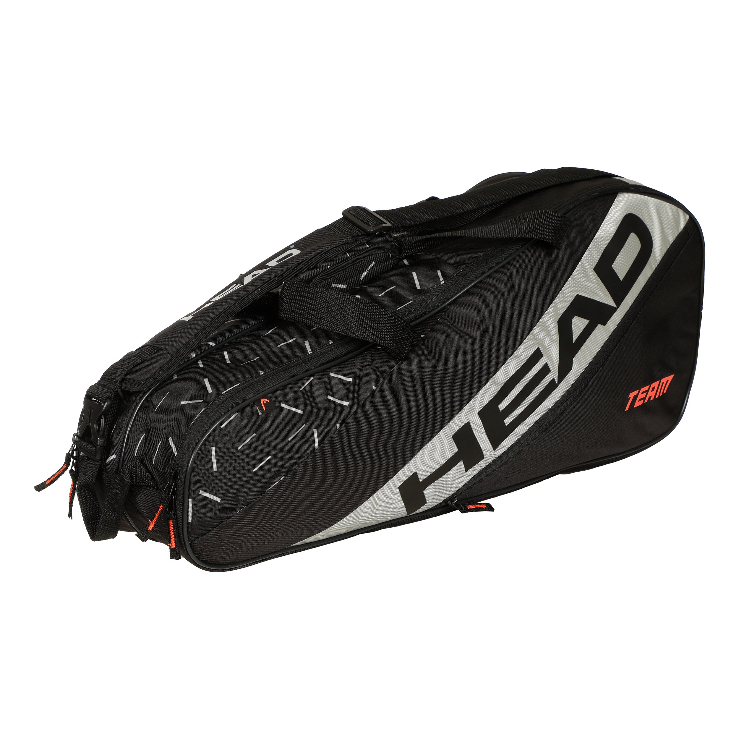 HEAD Team Racquet Bag M Racket Bag 6 Pack-Green,Black
