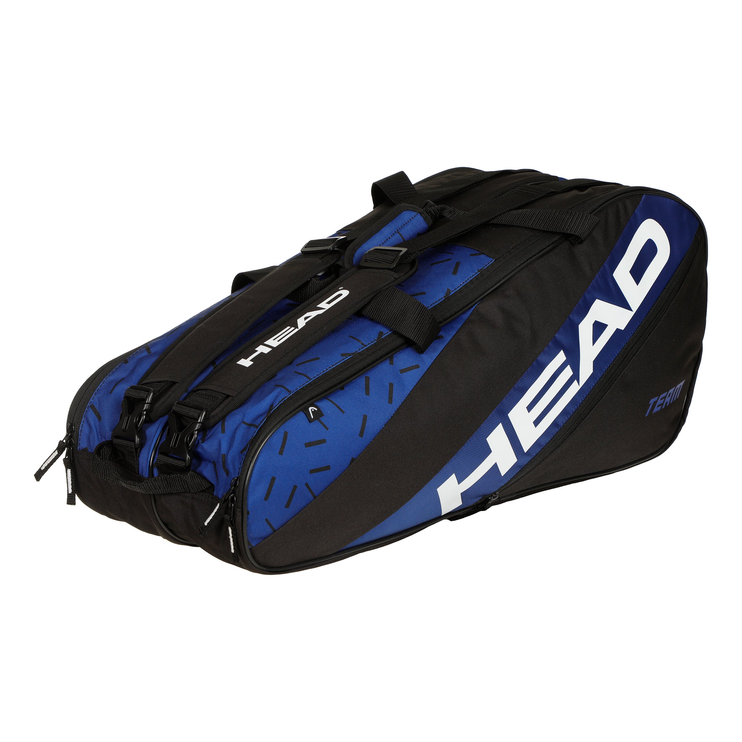 HEAD Team Racquet Bag L Racket Bag-Black,Blue
