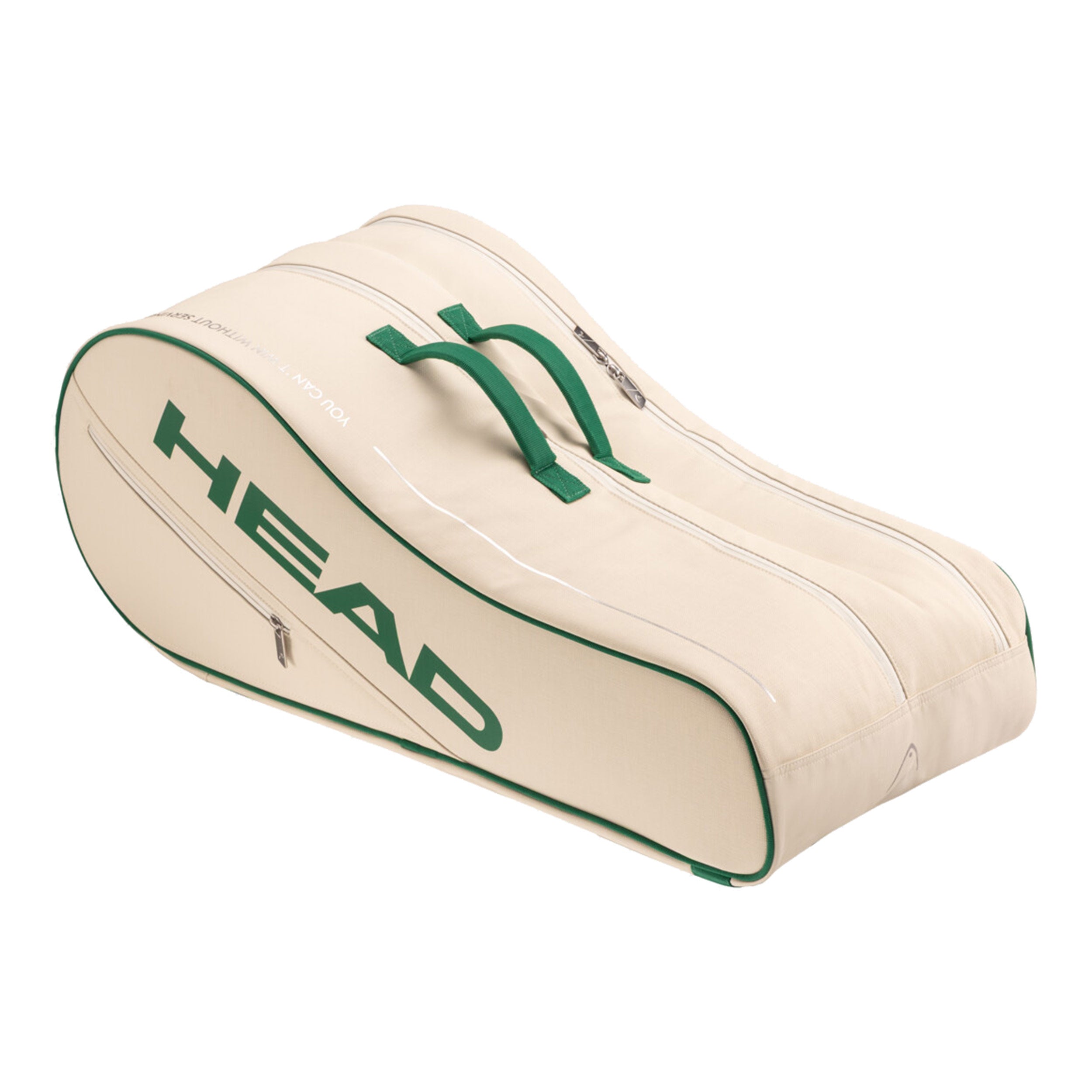 HEAD Arthur Ashe Racket Bag 9 Pack-White,Cream