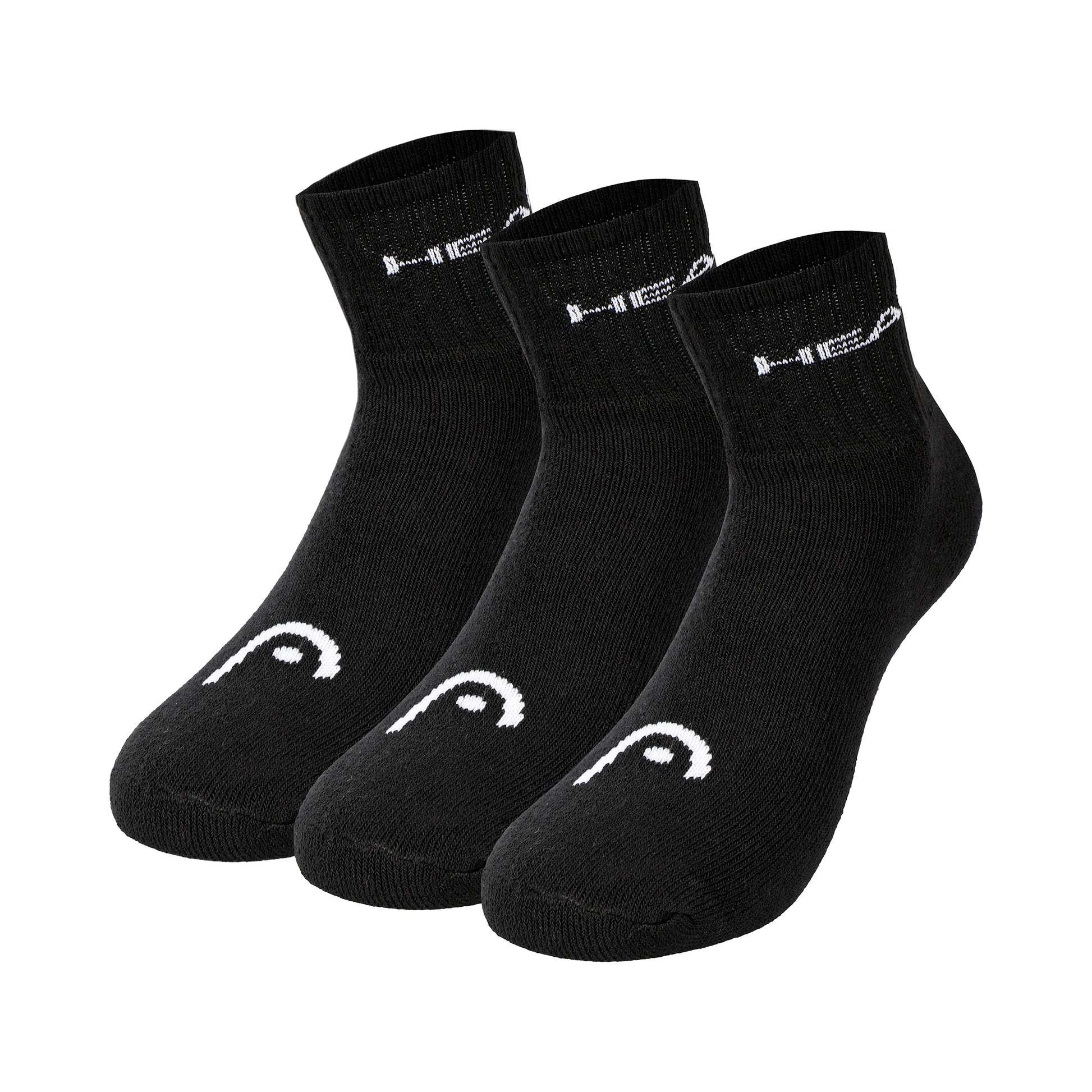 HEAD Short Crew Tennis socks Unisex - black,