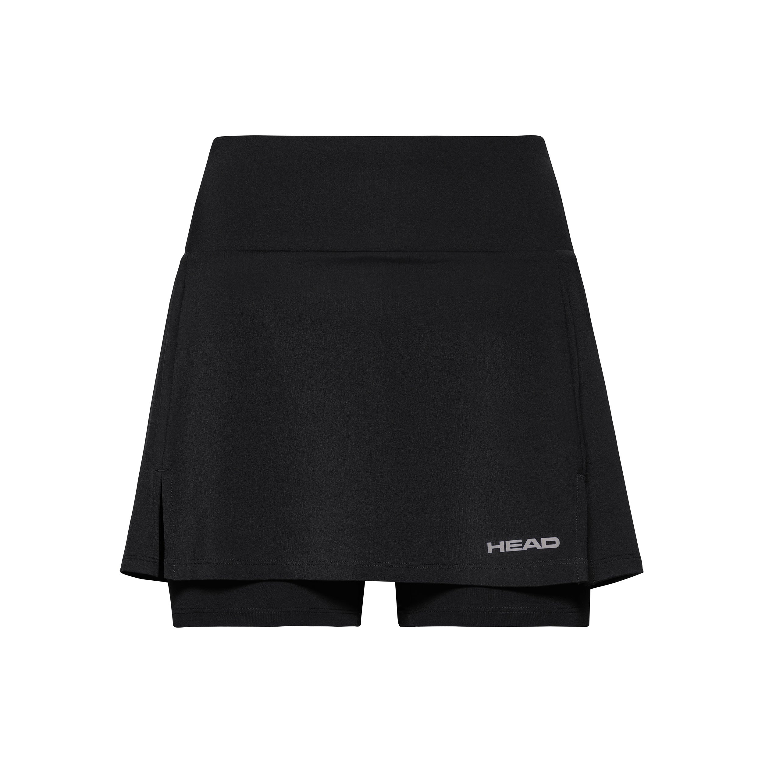 HEAD Club Basic Long Rock Damen-Schwarz,Silber