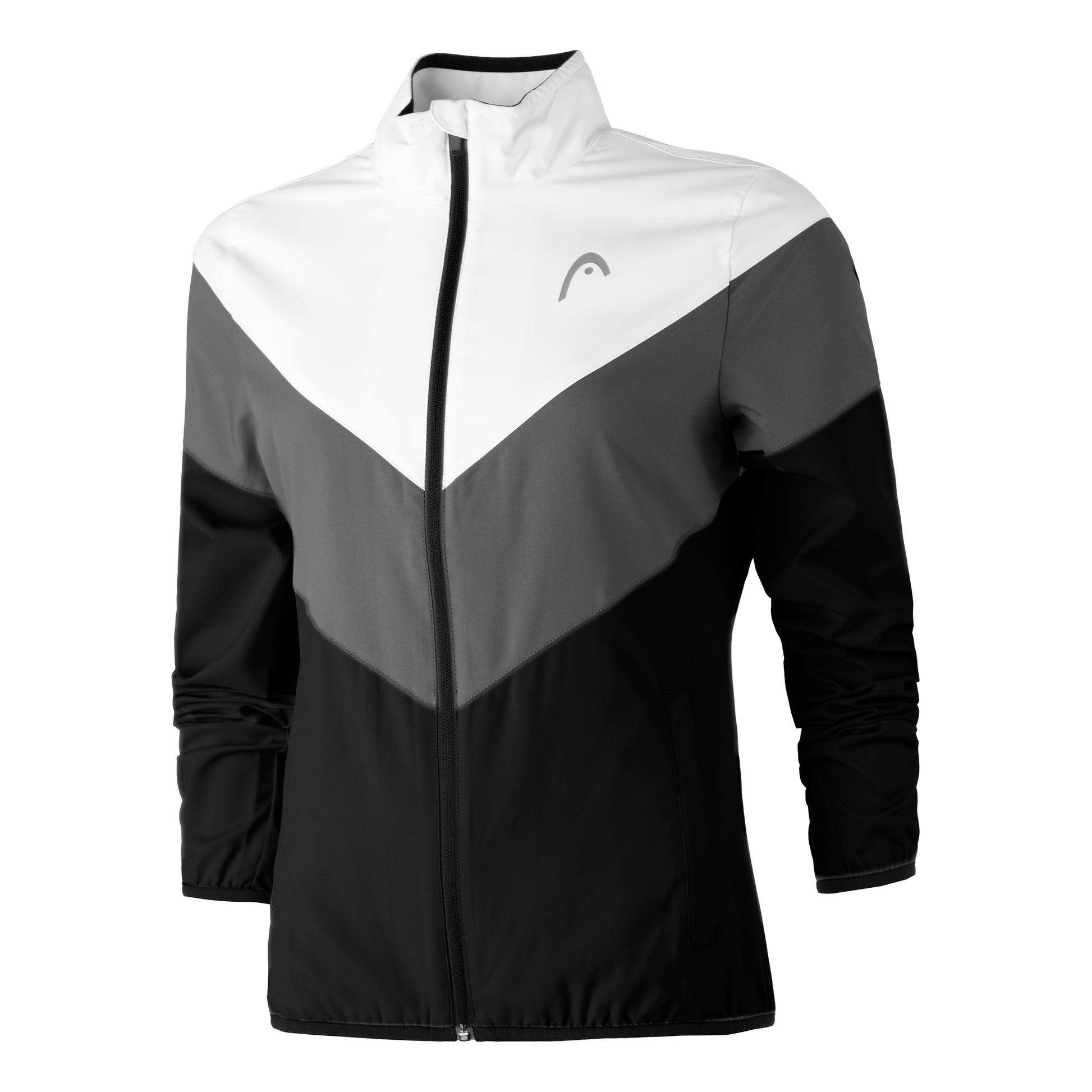 HEAD Club Trainingsjacke Damen-Schwarz,Weiß
