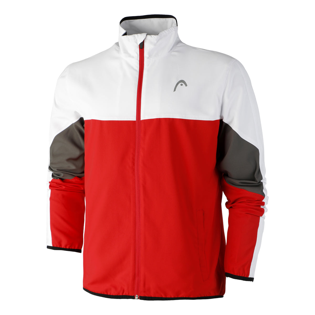 HEAD 22 Trainingsjacke Herren - rot, weiß