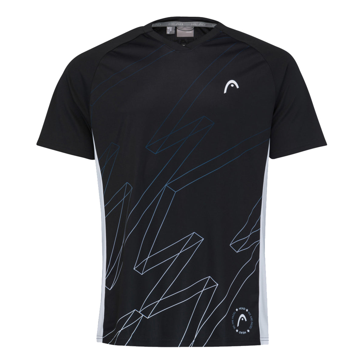 HEAD Play Tech T-Shirt Men - black, white