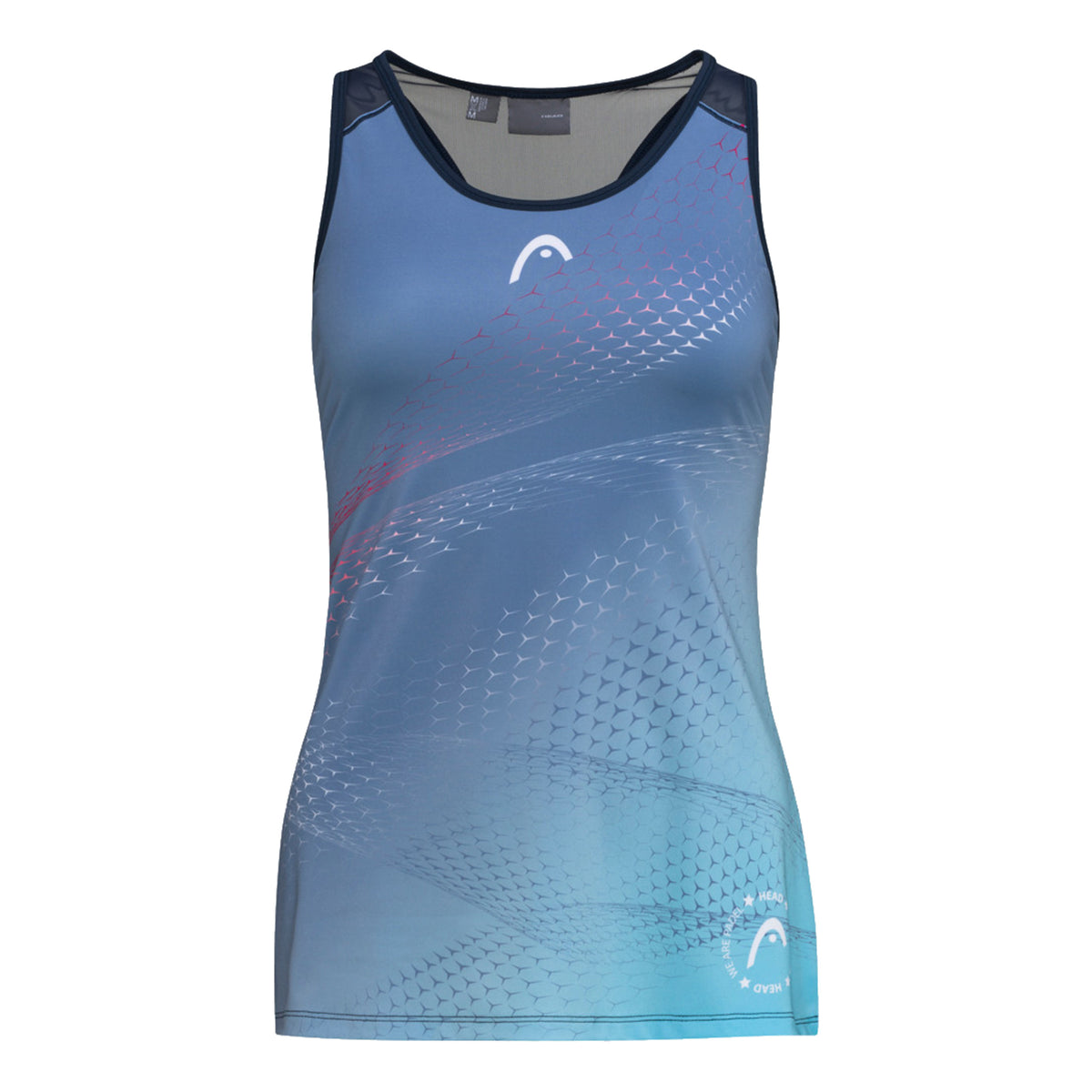 HEAD Play Tech Tank-Top Damen - hellblau, weiß