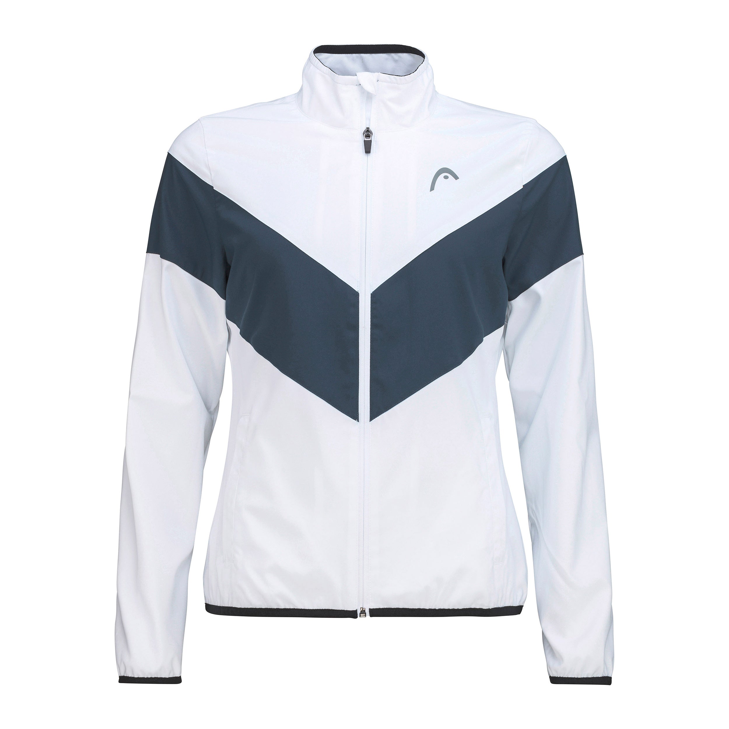 HEAD Club 22 Trainingsjacke Damen - weiß, dunkelblau