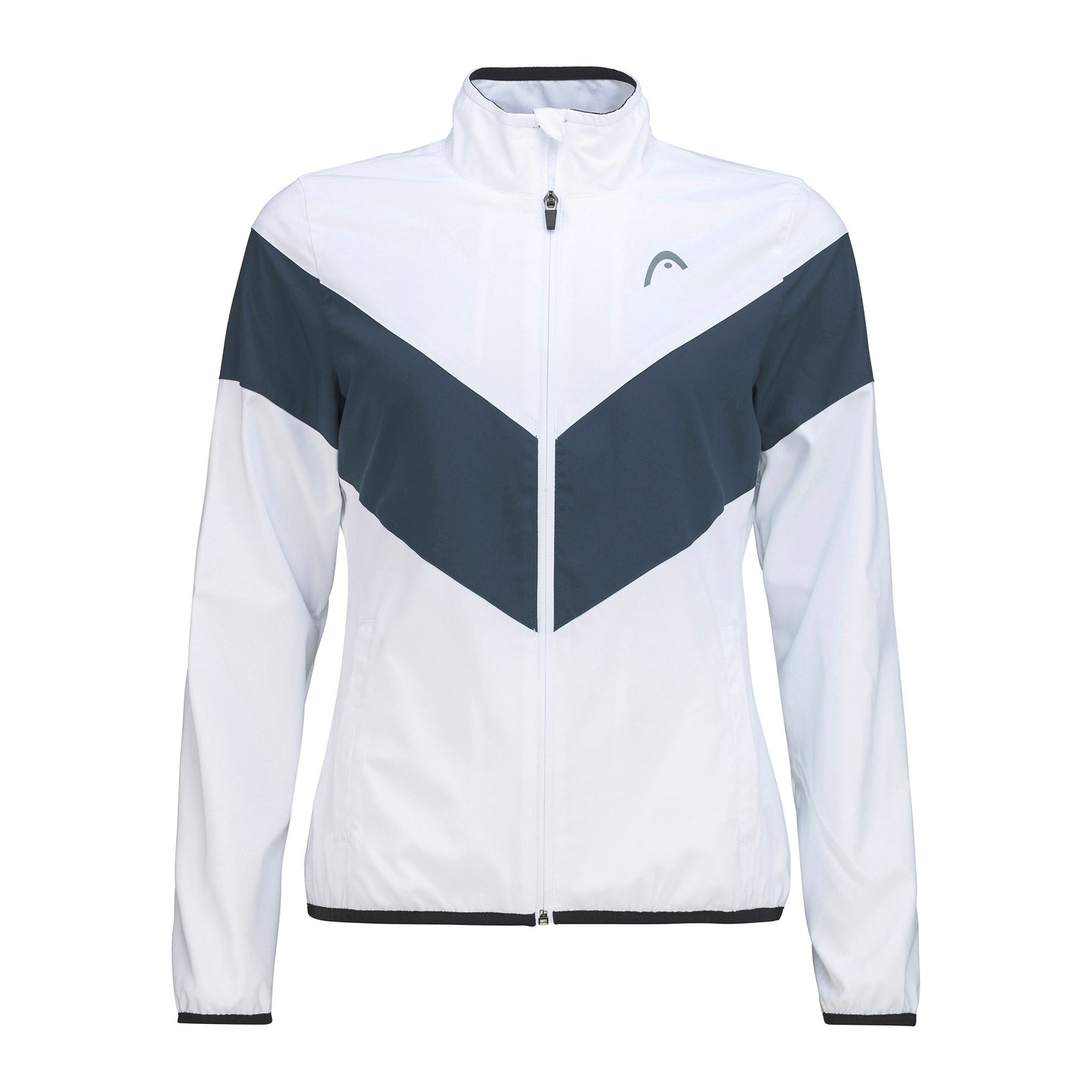HEAD Club 22 Trainingsjacke Damen - weiß, dunkelblau
