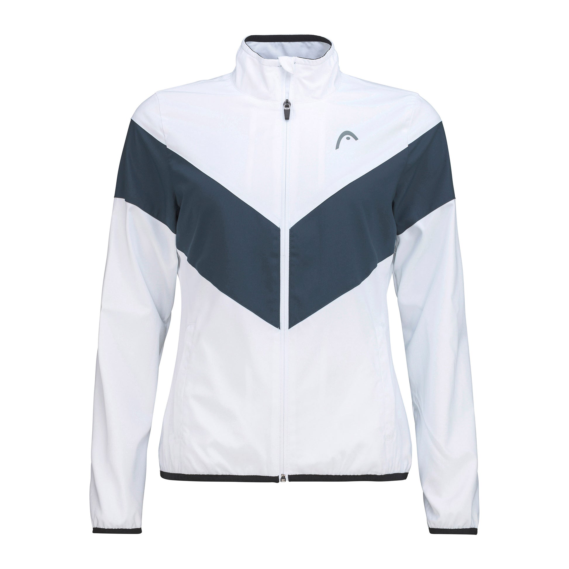 HEAD Club 22 Trainingsjacke Damen - weiß, dunkelblau