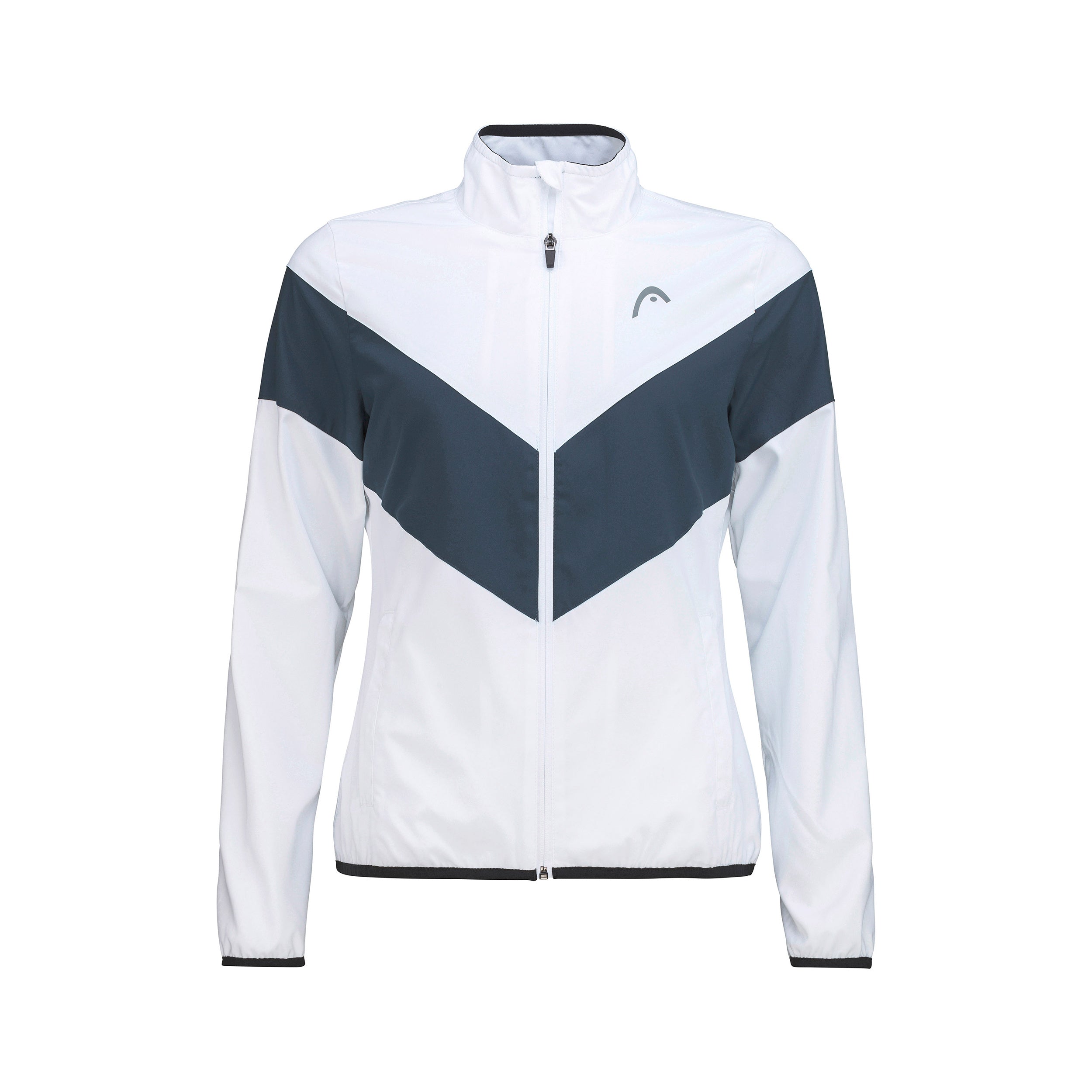 HEAD Club 22 Training jacket Girls - white, dark blue