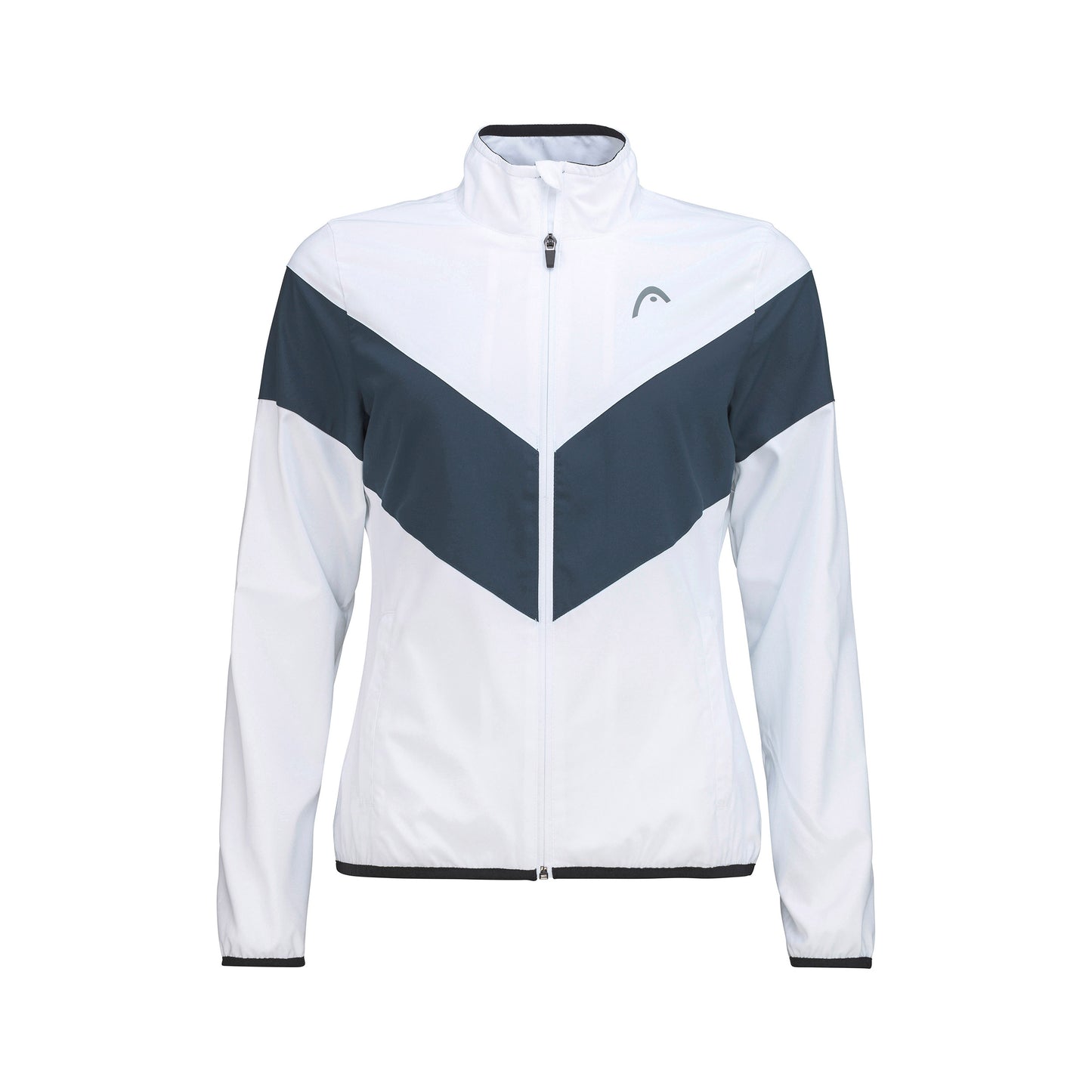 HEAD Club 22 Trainingsjacke Mädchen - weiß, dunkelblau