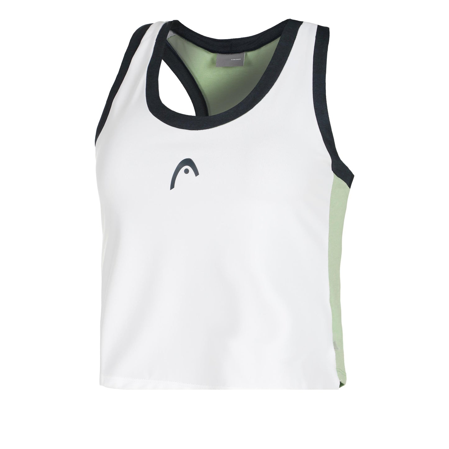 HEAD Play Crop Tank-Top Damen-Weiß,Dunkelblau