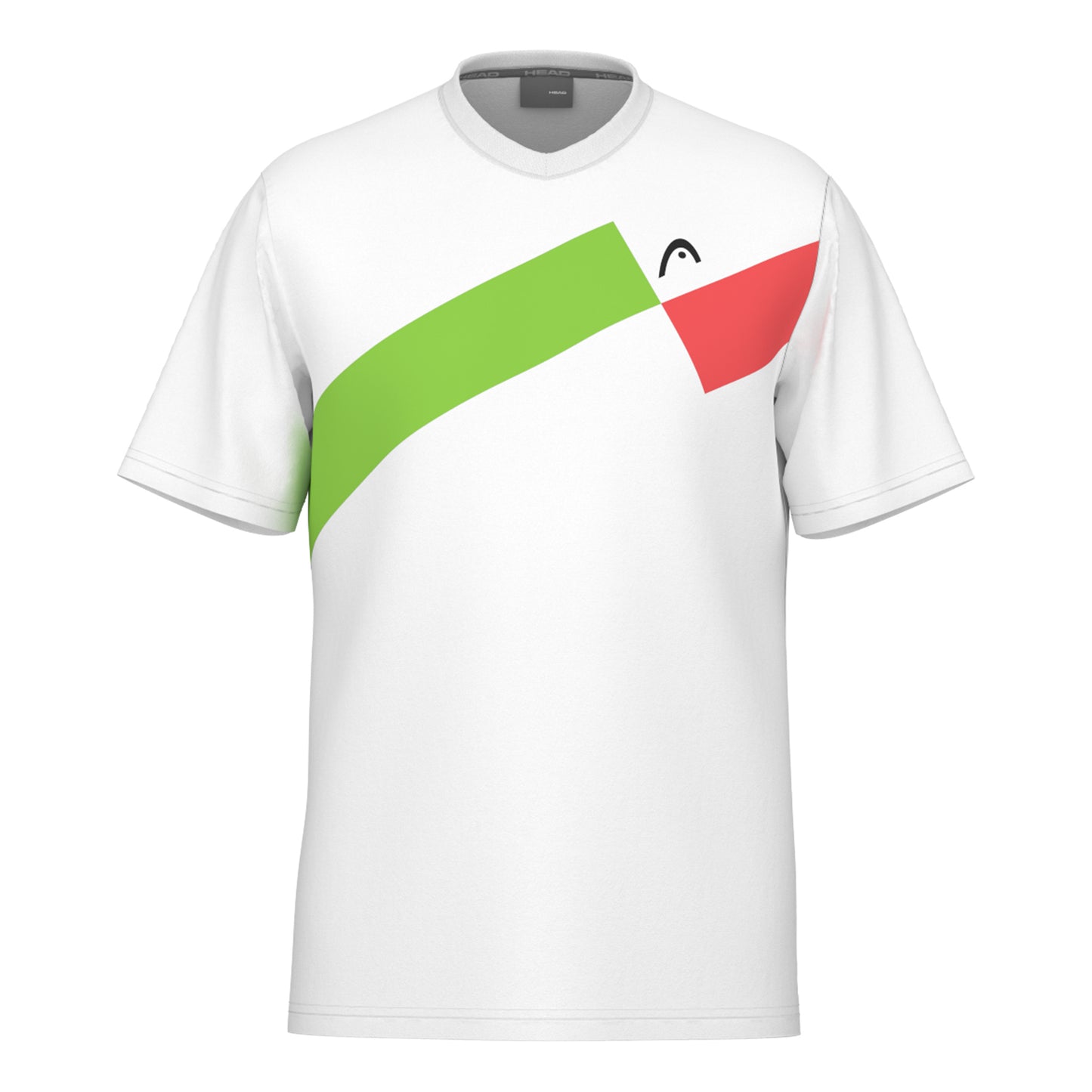 HEAD Topspin T-Shirt Herren-Weiß,Rot