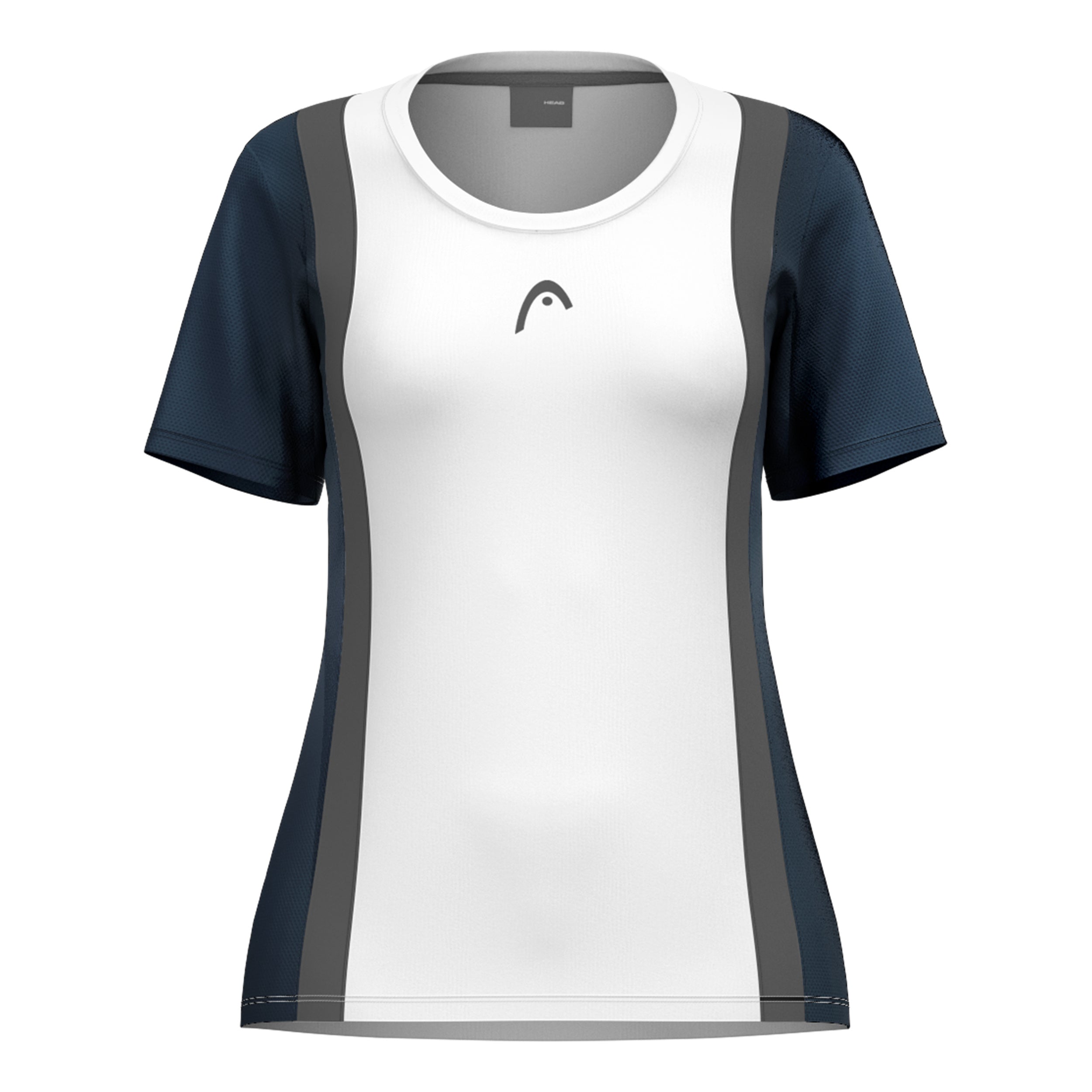 HEAD Club 25 Tech T-Shirt Women-White,Dark Blue