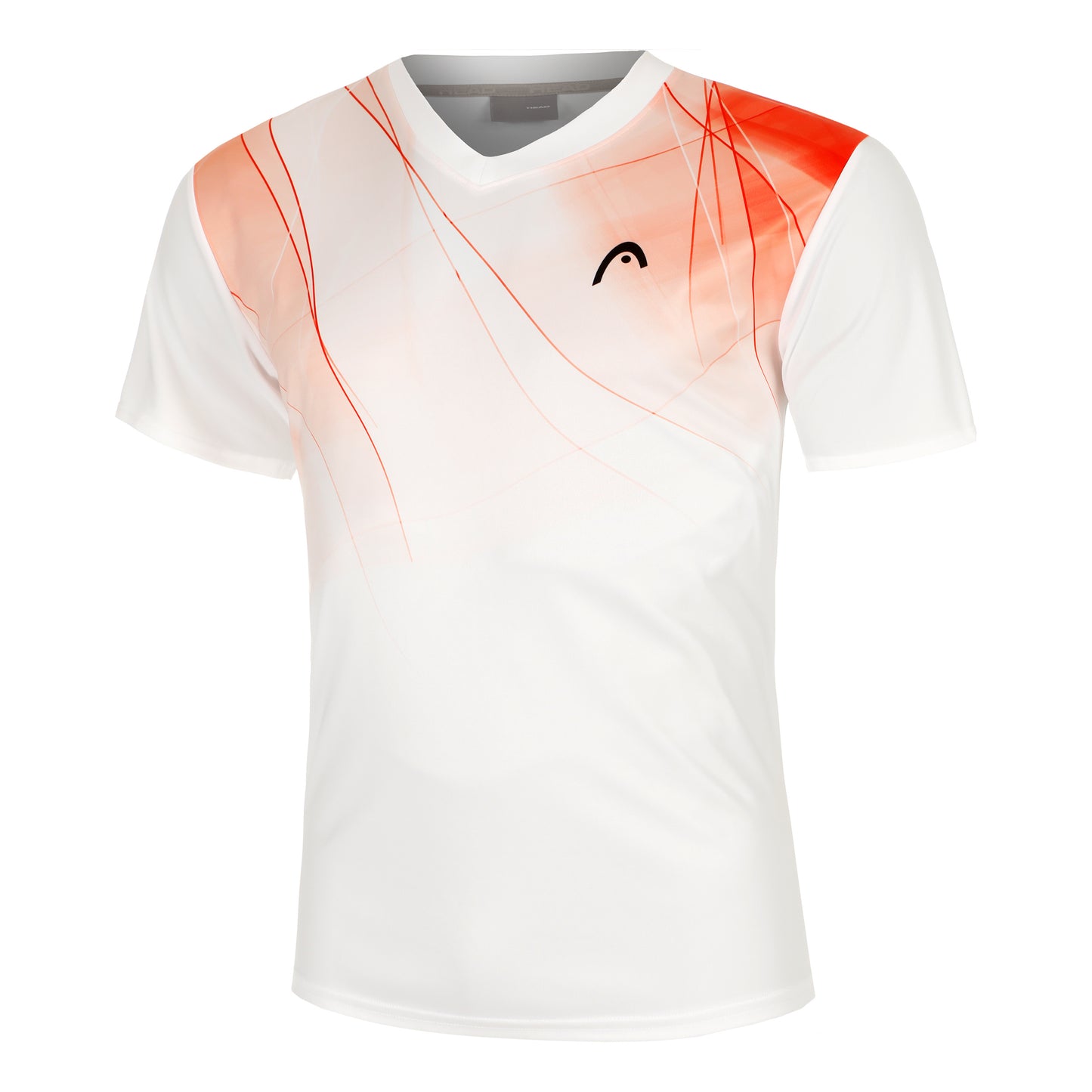 HEAD Topspin T-Shirt Men-White,Red