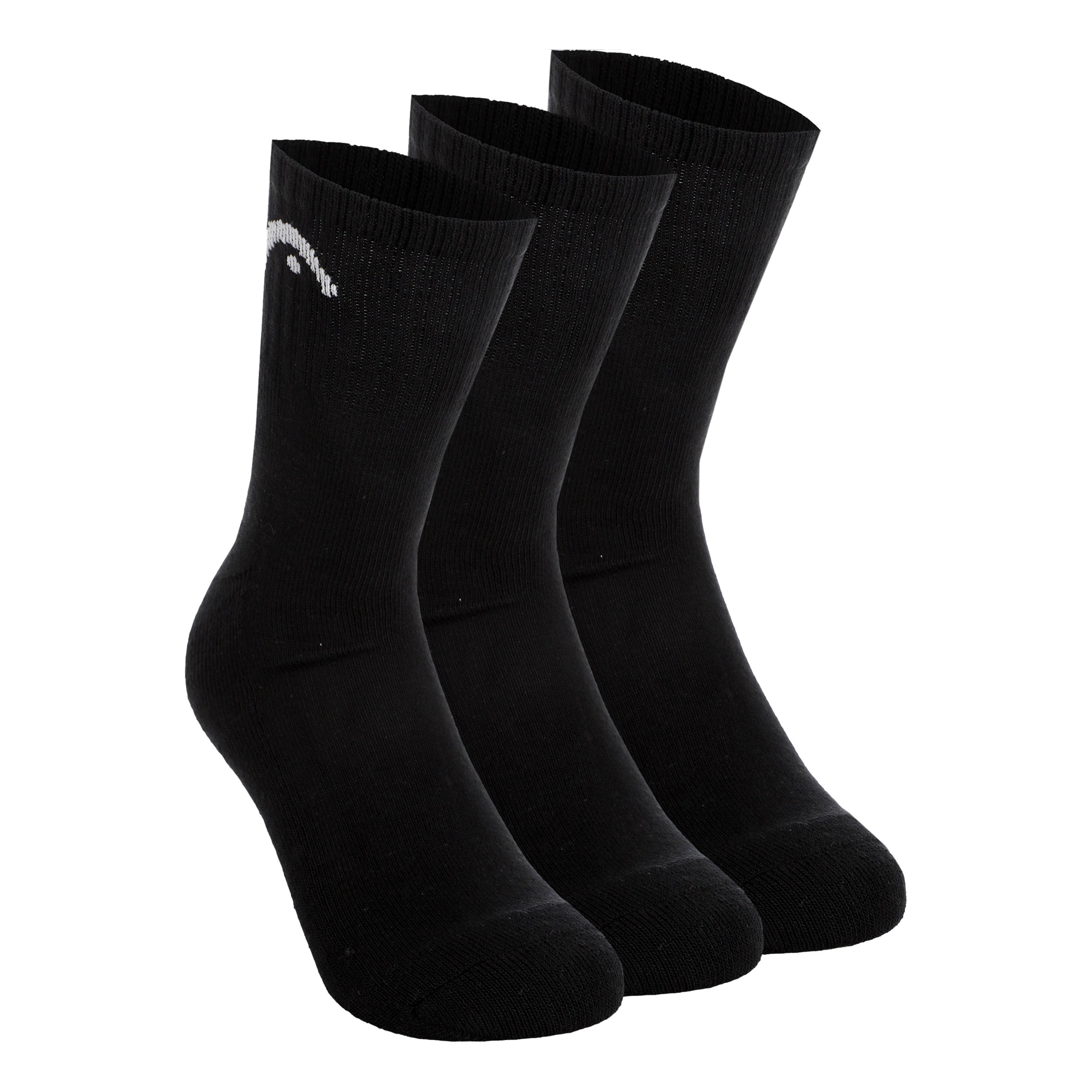 HEAD Short Crew Tennis socks 3 Pack Unisex - black,