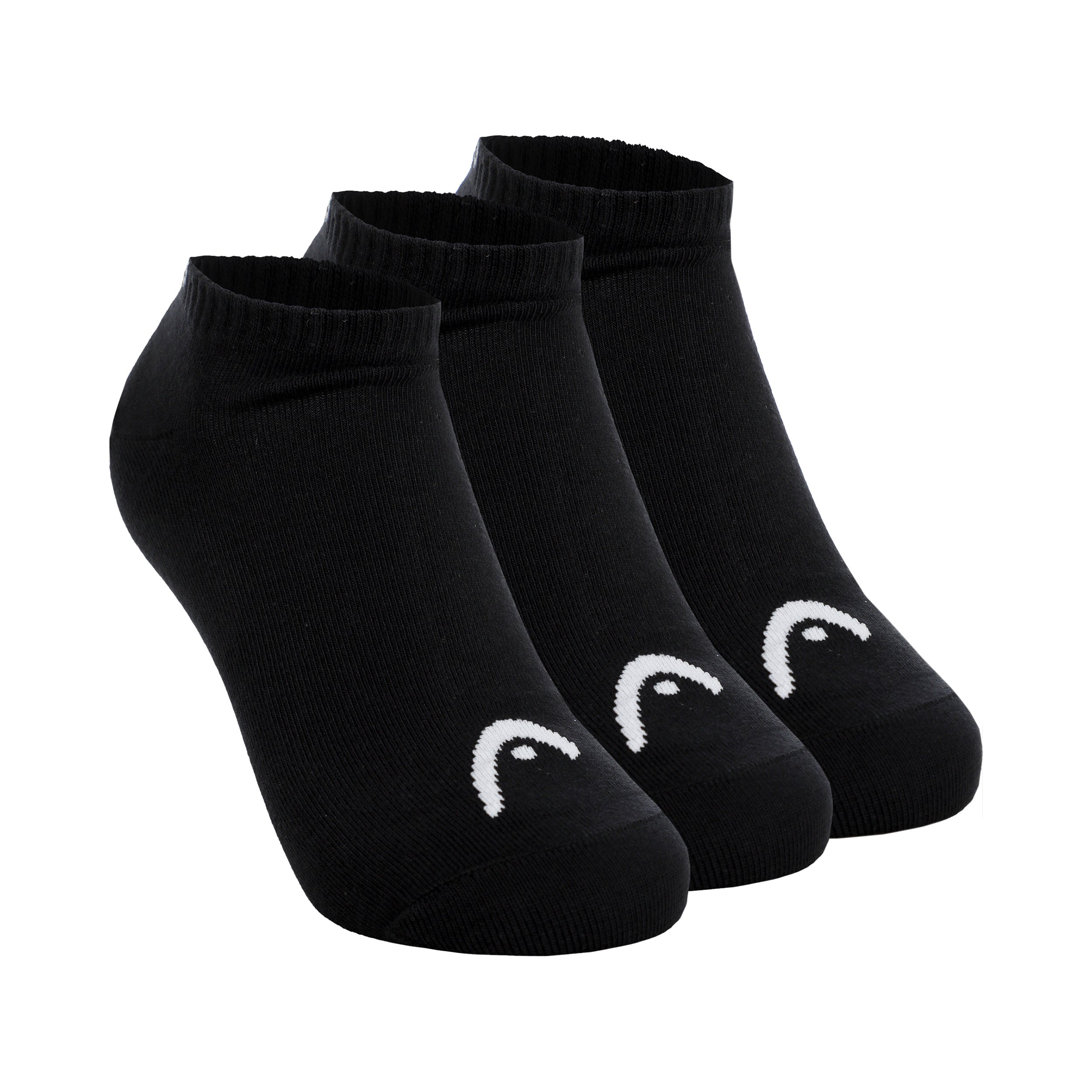 HEAD Sneaker Tennissocken 3er Pack Unisex - schwarz,