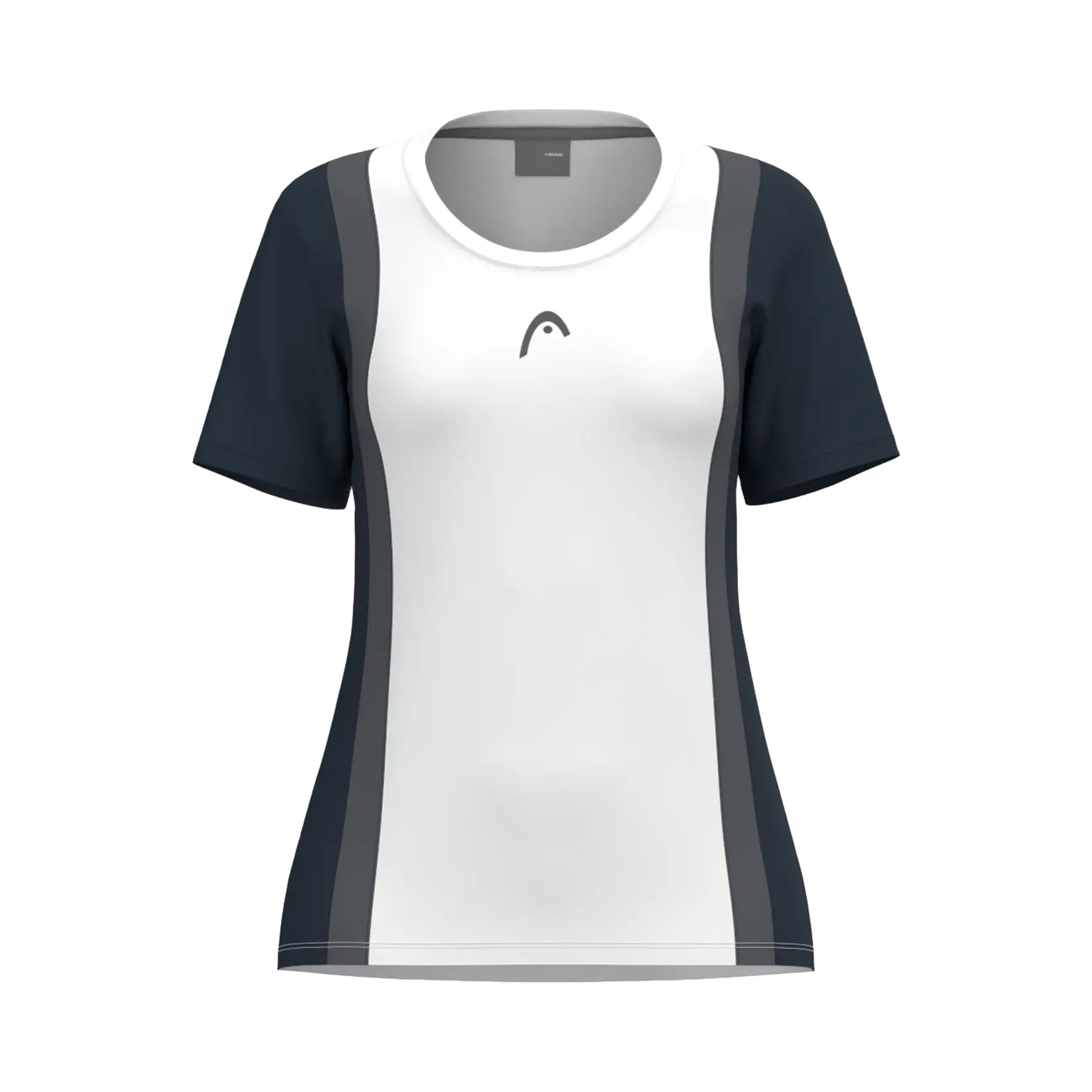 HEAD Club 25 Tech T-Shirt Mädchen - dunkelblau, weiß