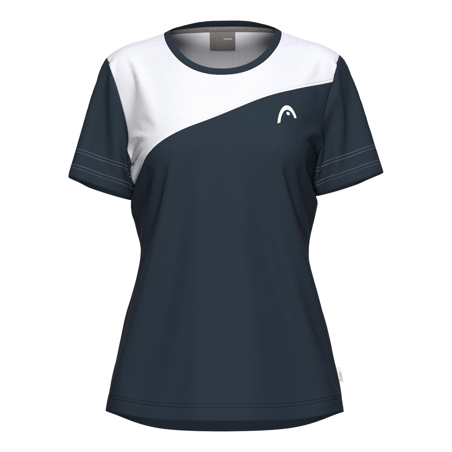 HEAD Tie-Break T-Shirt Damen - dunkelblau, weiß