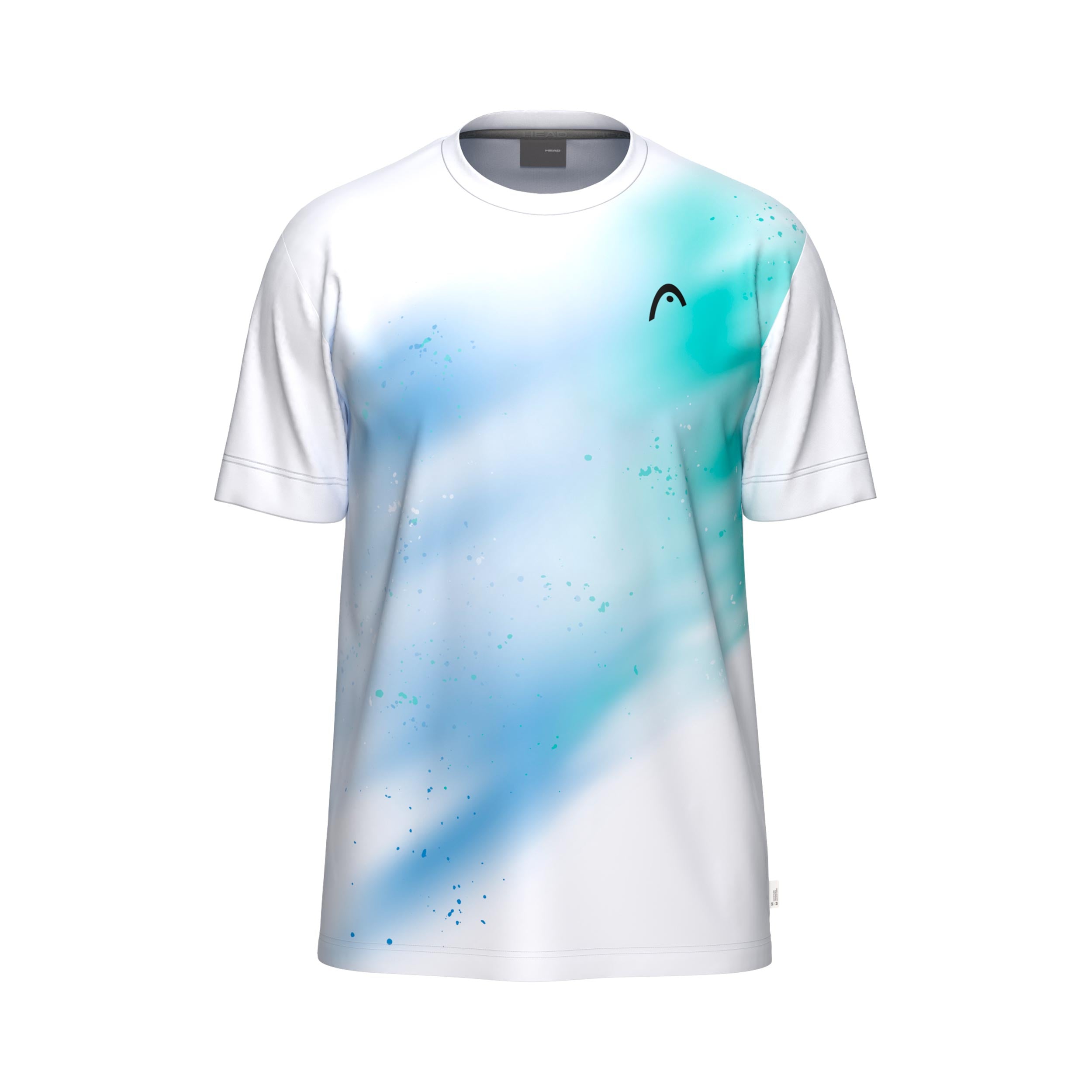 HEAD Topspin T-Shirt Boys - turquoise, white