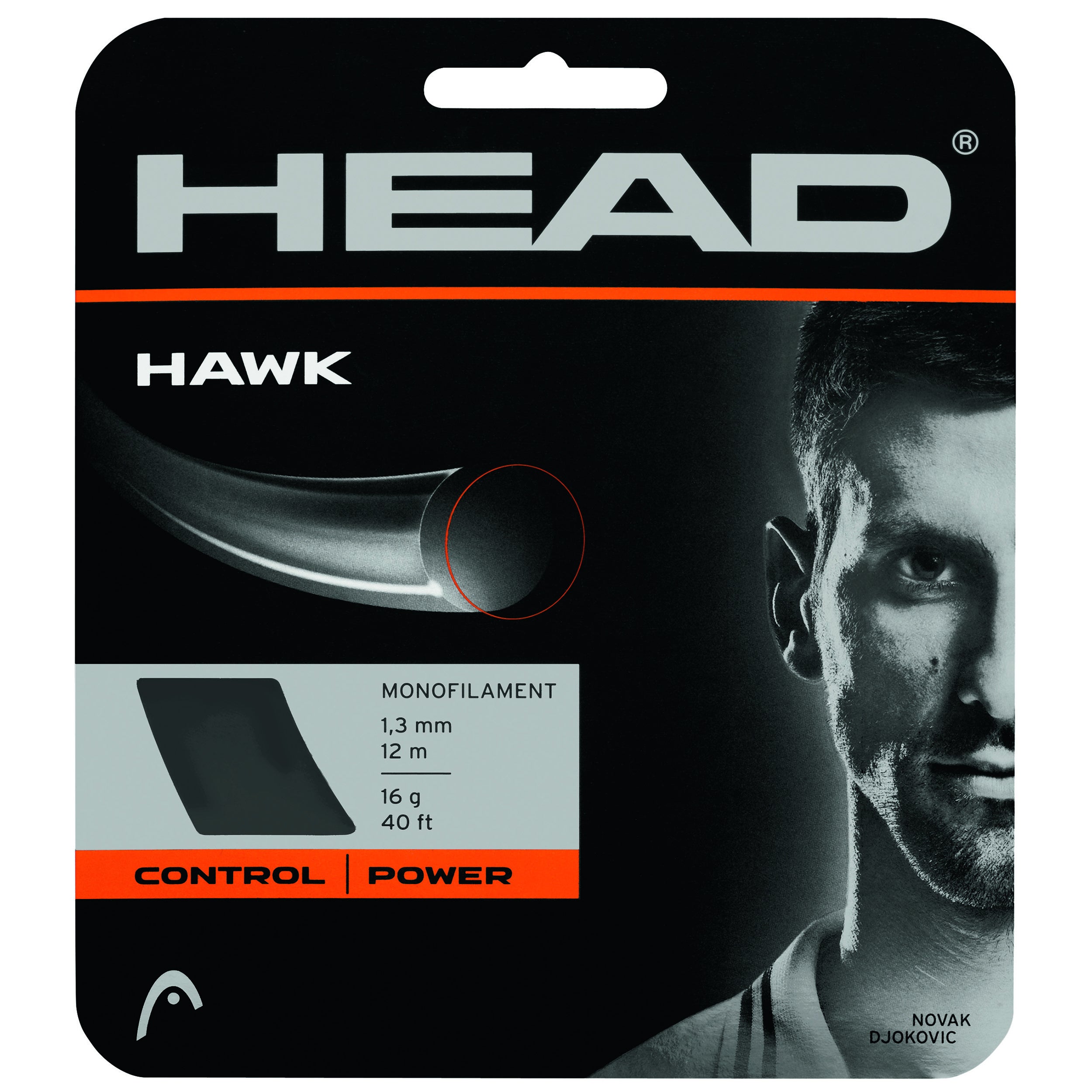 HEAD Hawk String Set 12m-White