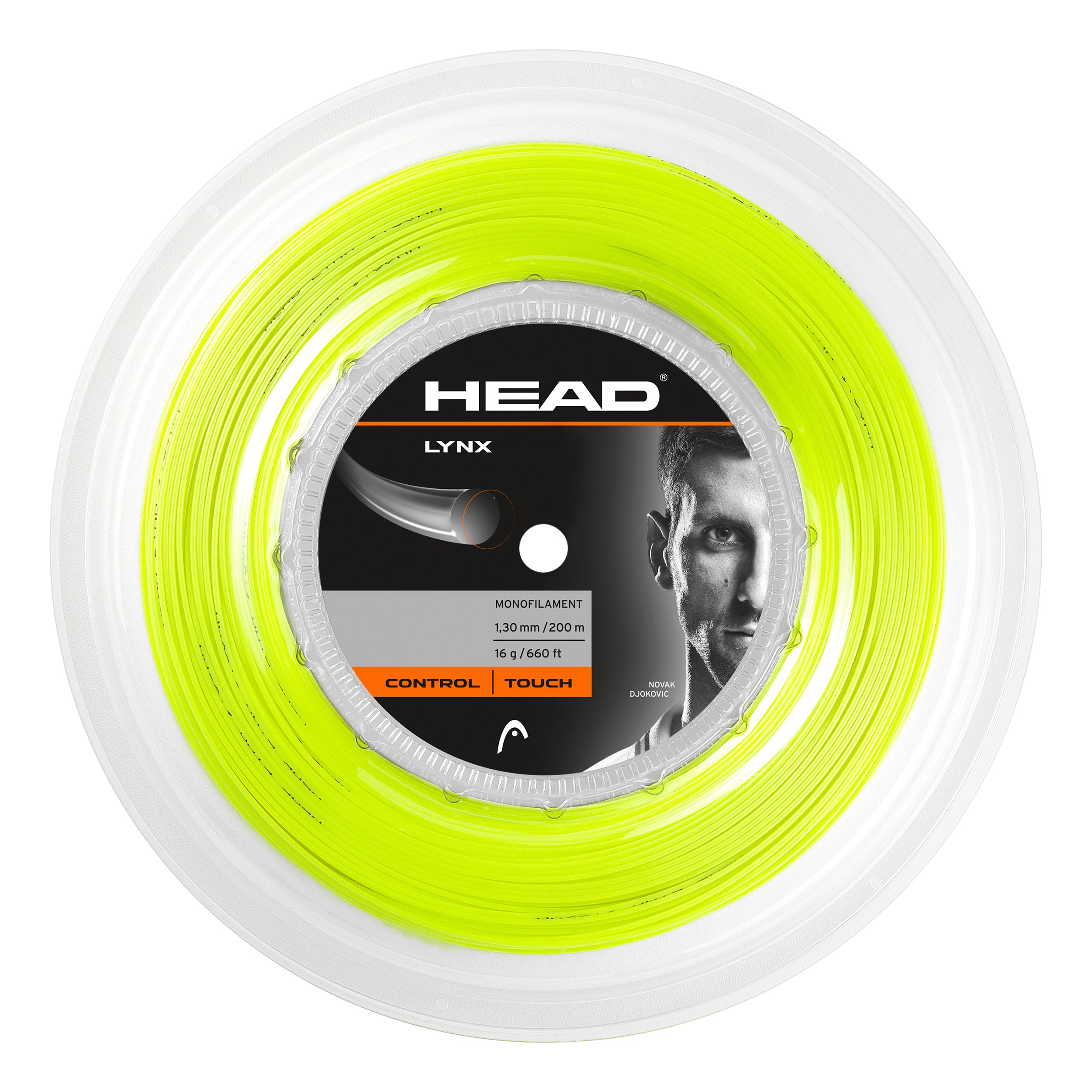 HEAD Lynx String Reel 200m-Neon Yellow