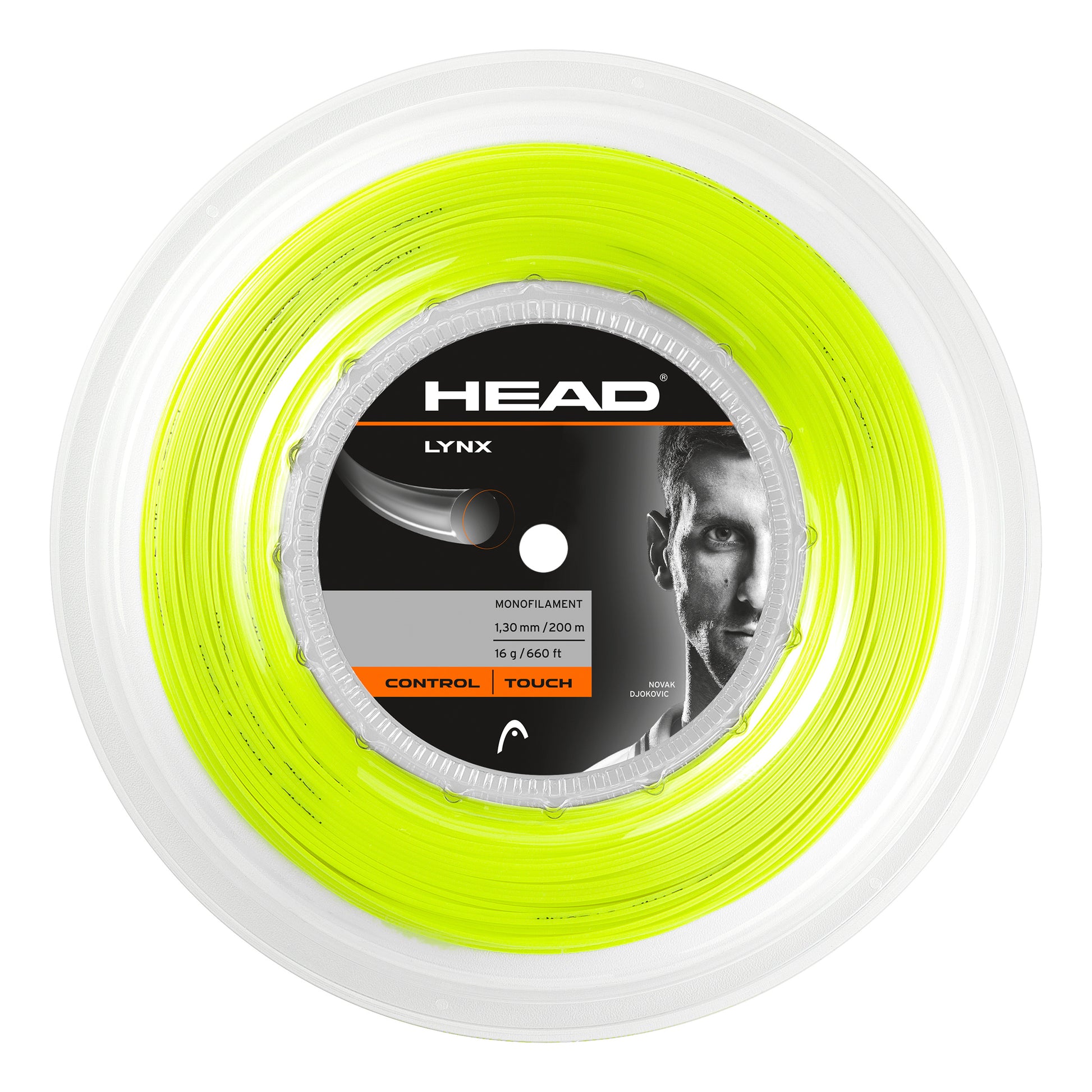 HEAD Lynx String Reel 200m-Neon Yellow