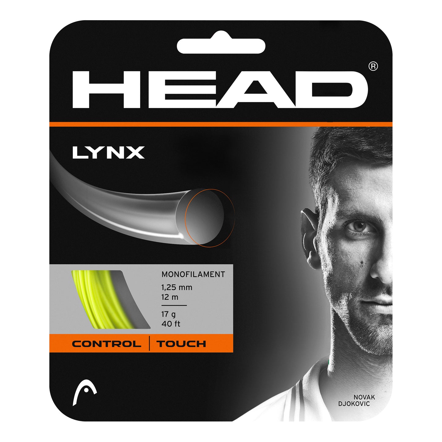 HEAD Lynx String Set 12m-Neon Yellow