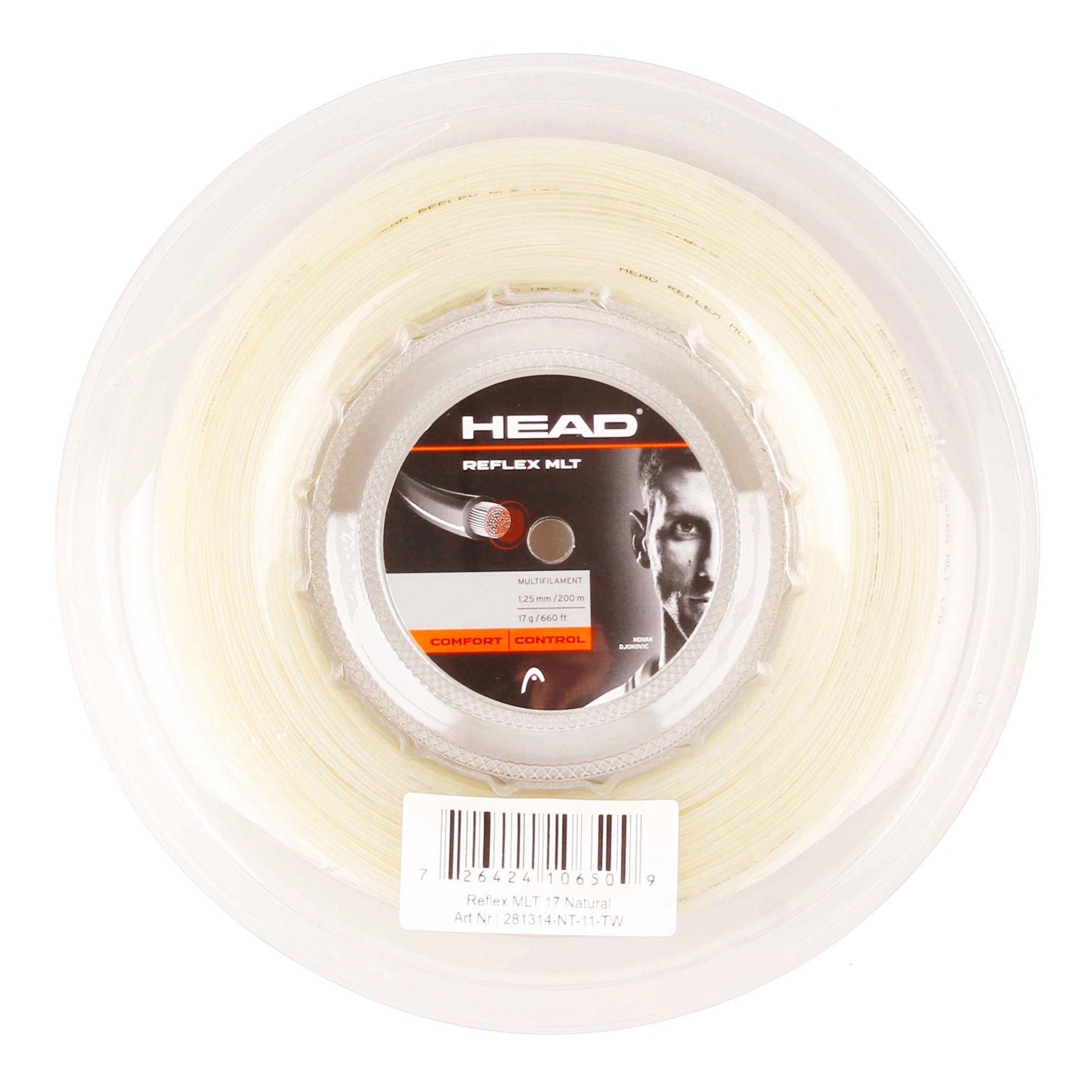 HEAD Reflex MLT Saitenrolle 200m-Nude