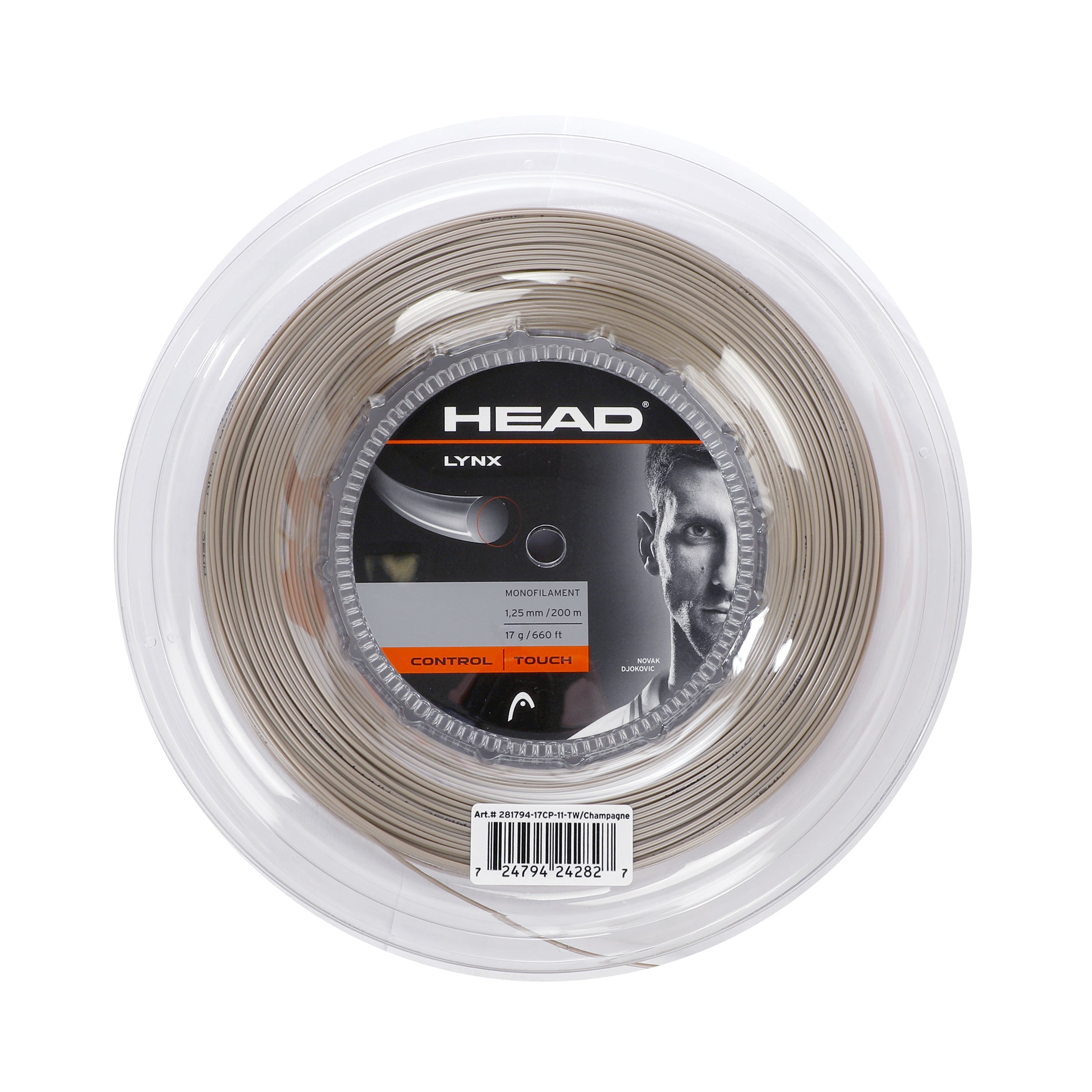 HEAD Lynx Saitenrolle 200m (Special Edition)-Nude