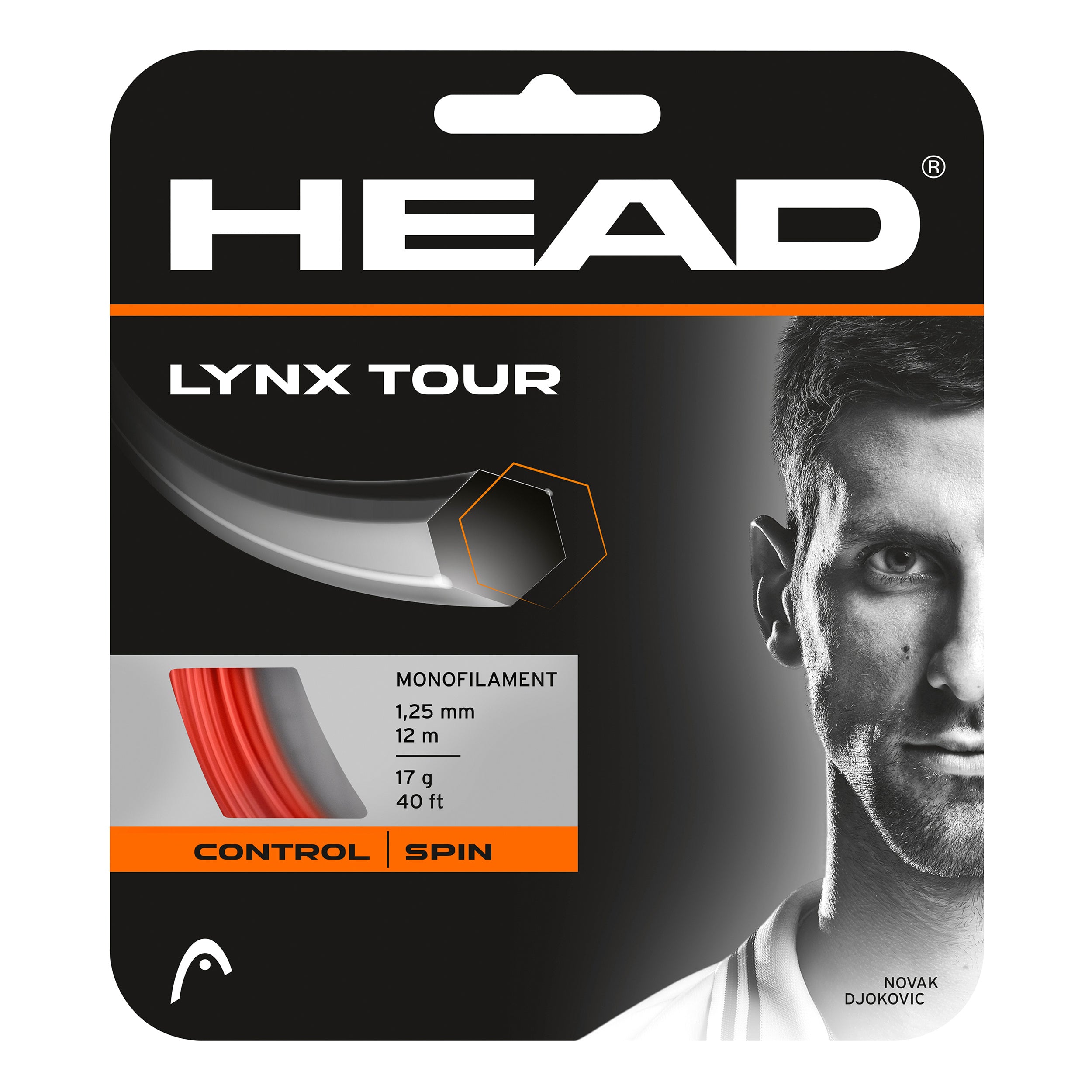 HEAD Lynx Tour String Set 12m-Orange