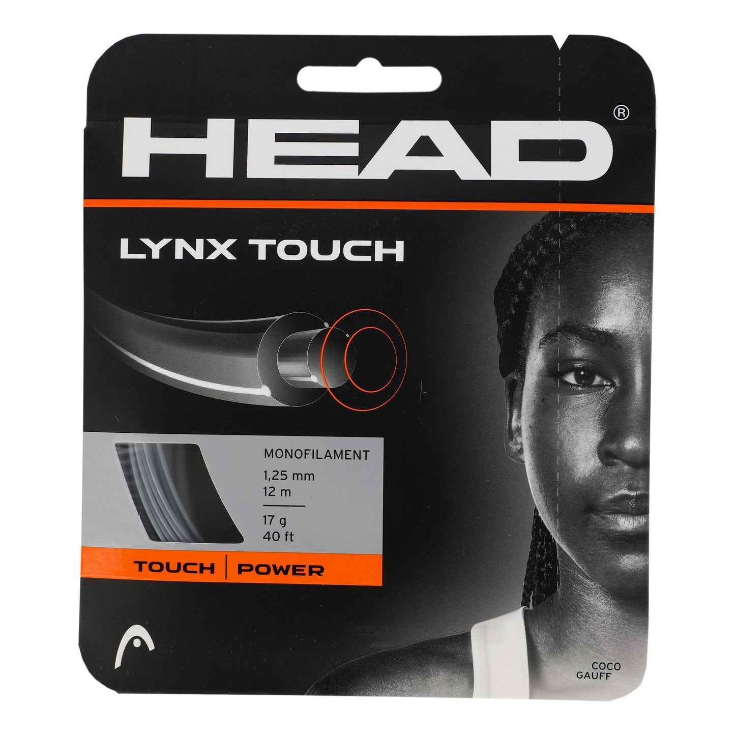 HEAD Lynx Touch String set 12m - anthracite