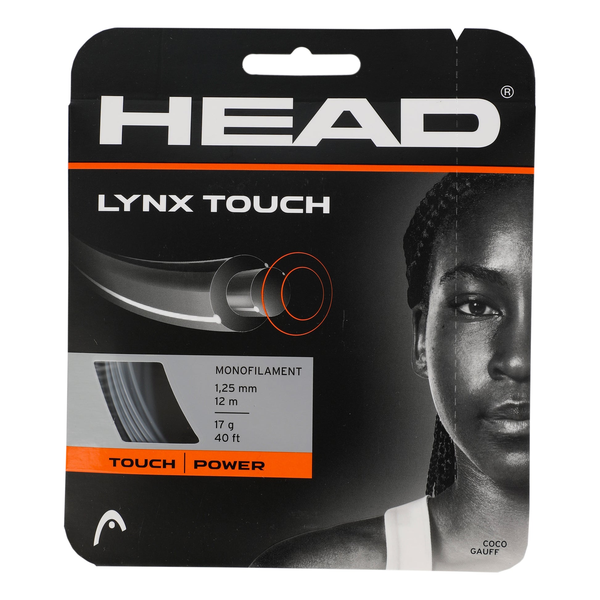 HEAD Lynx Touch String set 12m - anthracite