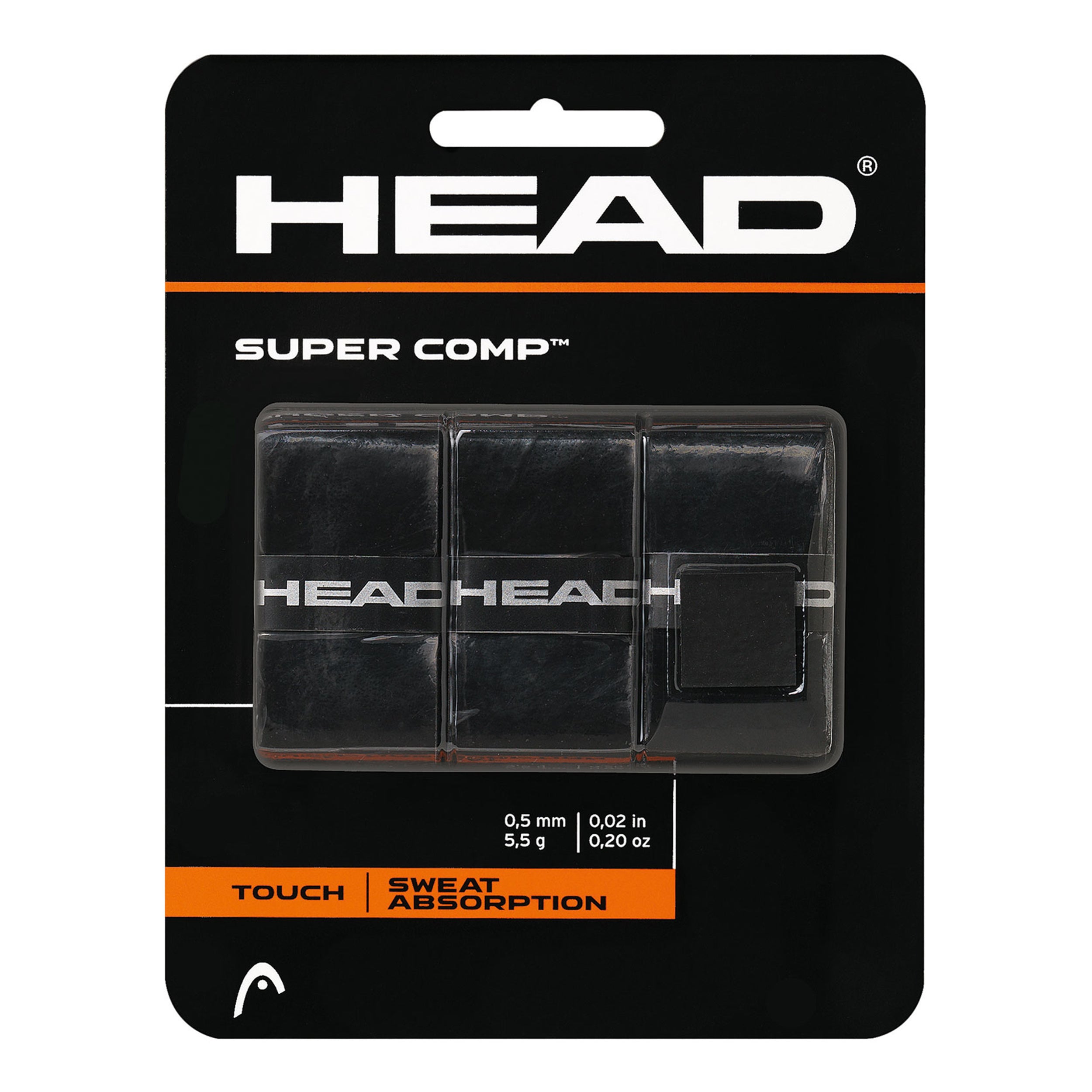 HEAD Super Comp 3er Pack-Schwarz