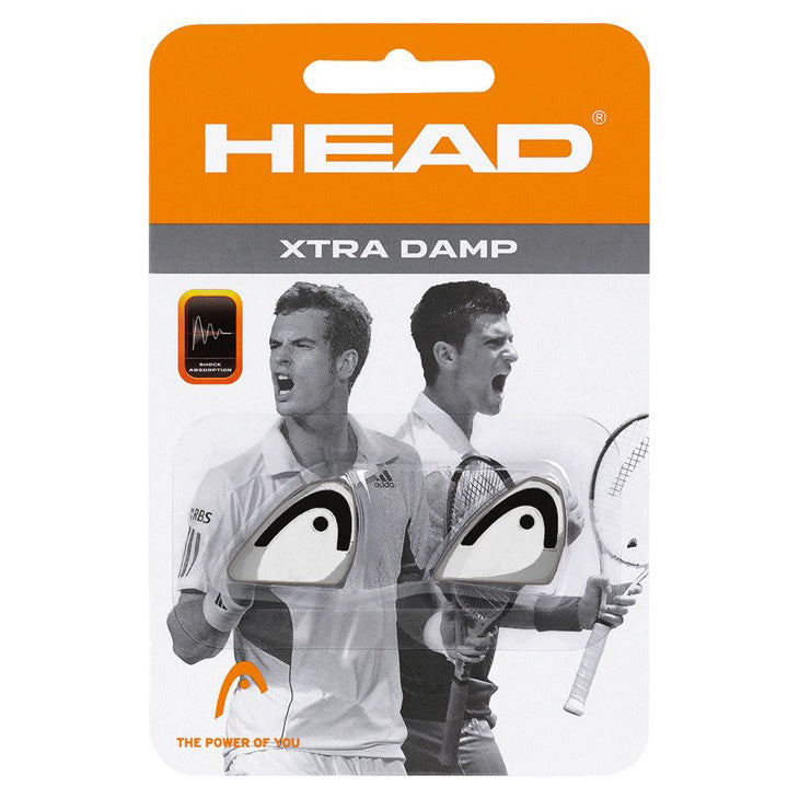 HEAD Xtra Damp Pack Dampener 2 Pack-White