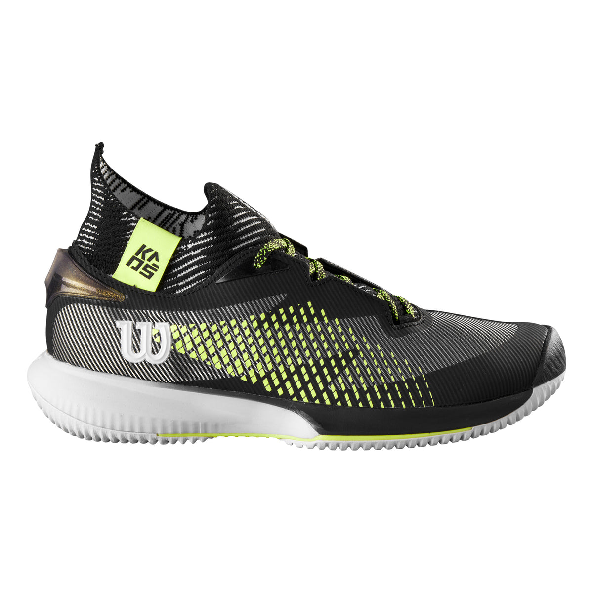 Wilson Rapide Sft Allcourtschuh Herren - schwarz, neongelb