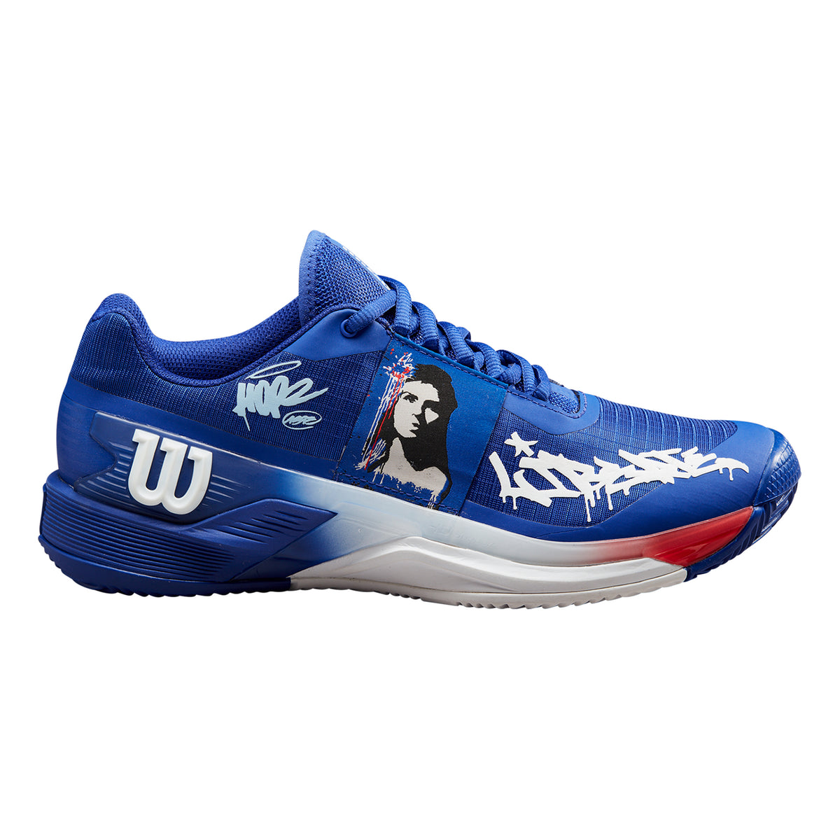Wilson Pro 4.0 Hope Paris Sandplatzschuh Herren - blau, weiß