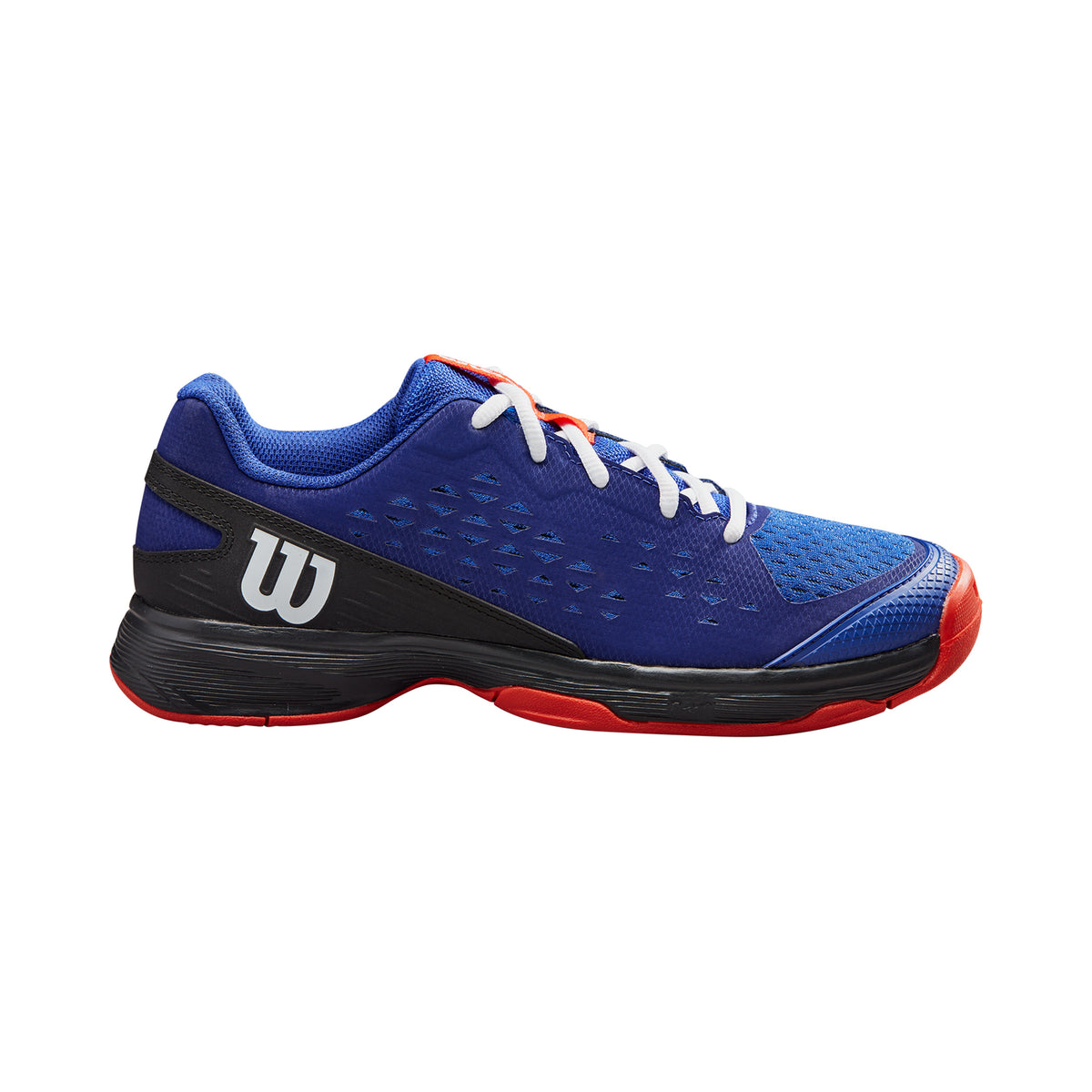 Wilson Pro 4.0 Allcourtschuh Kinder - blau, schwarz